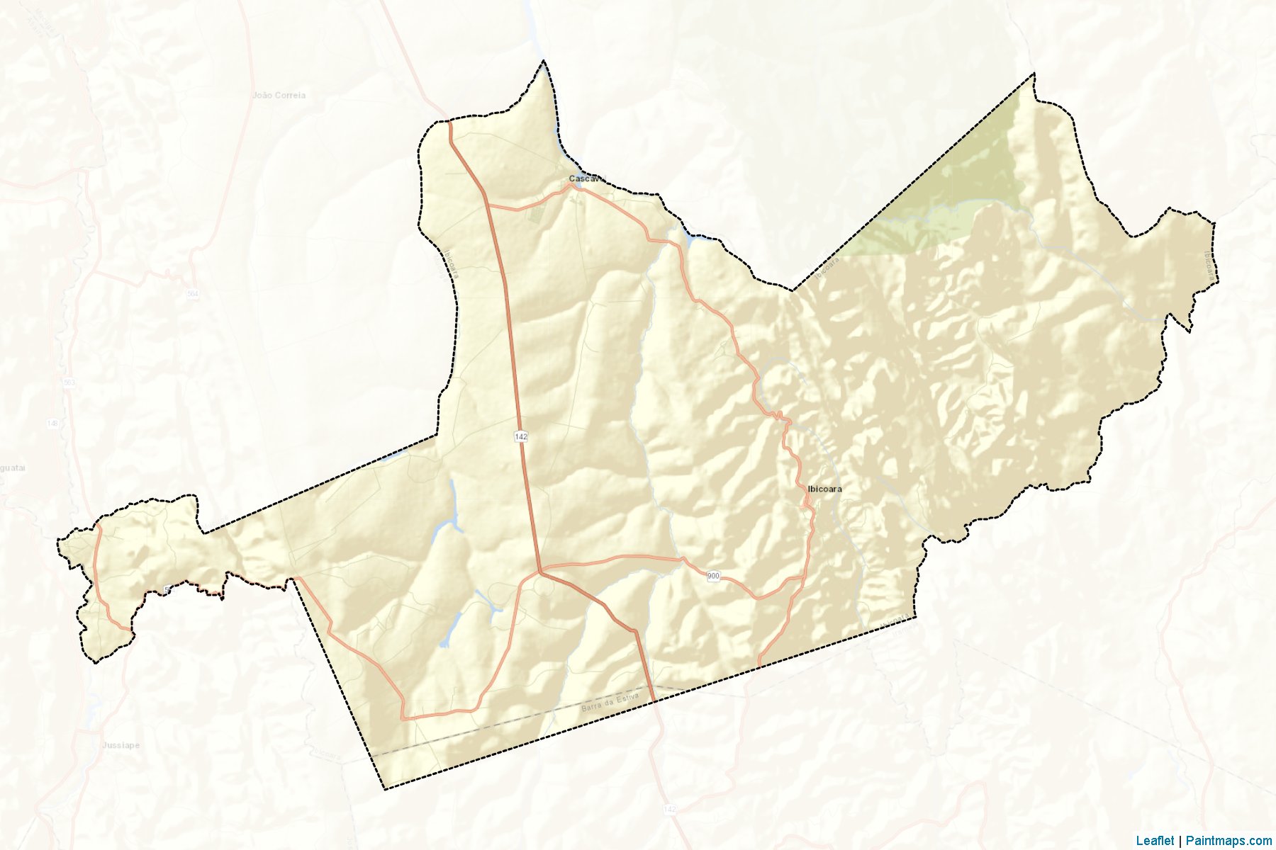 Muestras de recorte de mapas Ibicoara (Bahia)-2