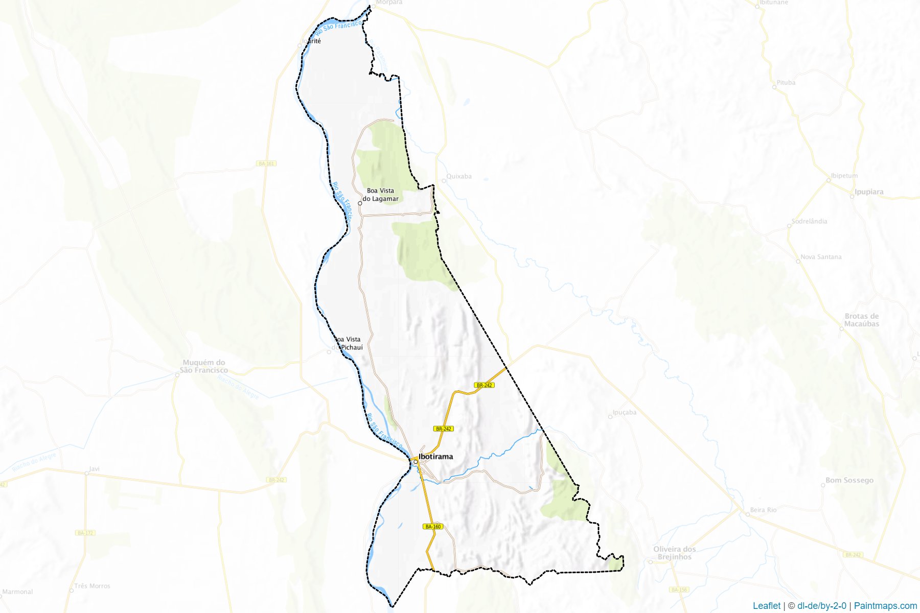 Muestras de recorte de mapas Ibotirama (Bahia)-1