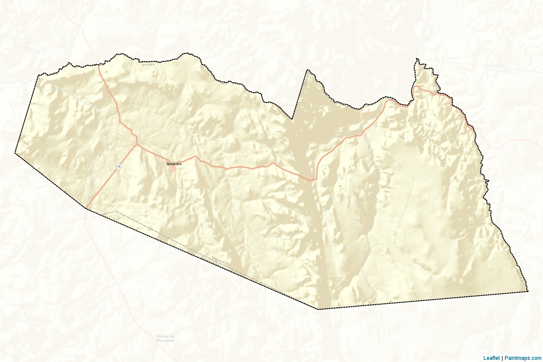 Muestras de recorte de mapas Ipupiara (Bahia)-2