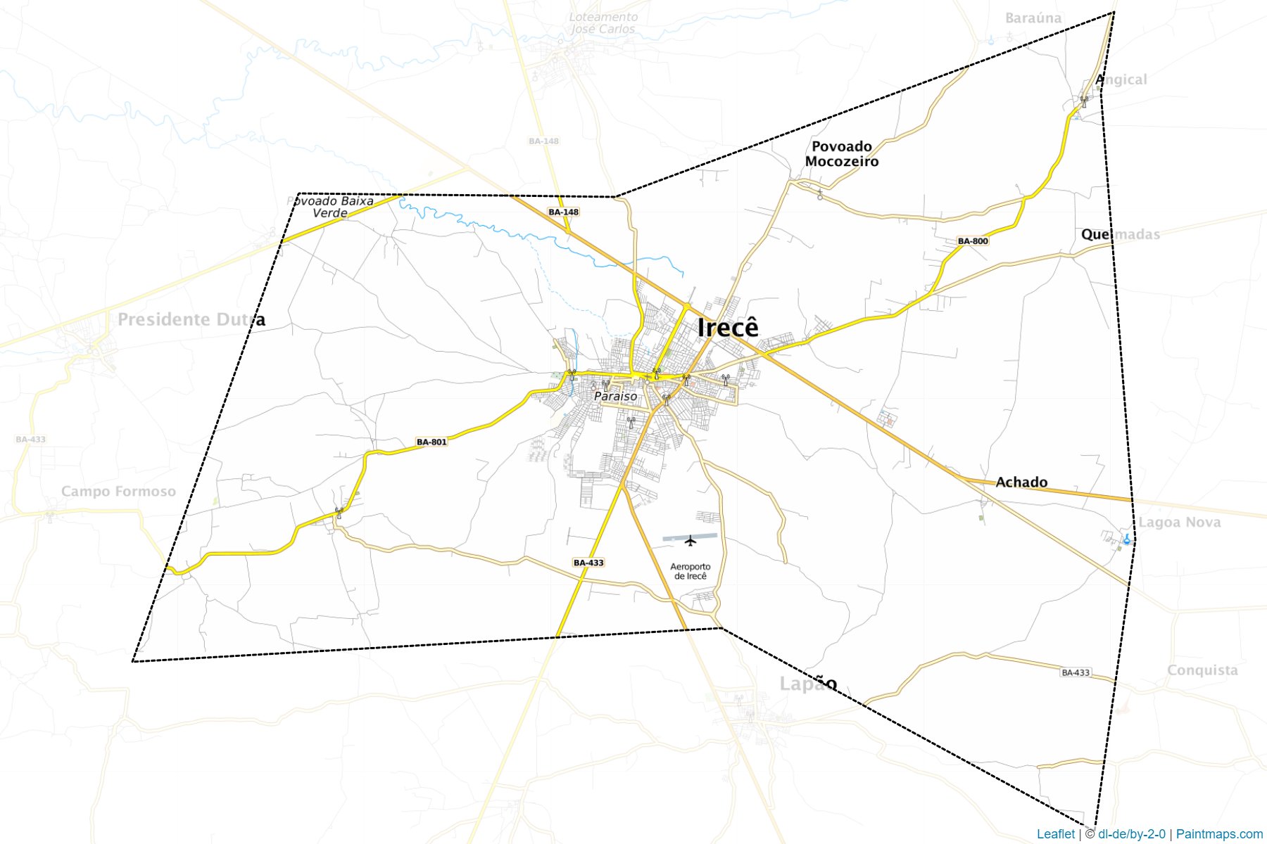 Irece (Bahia) Map Cropping Samples-1