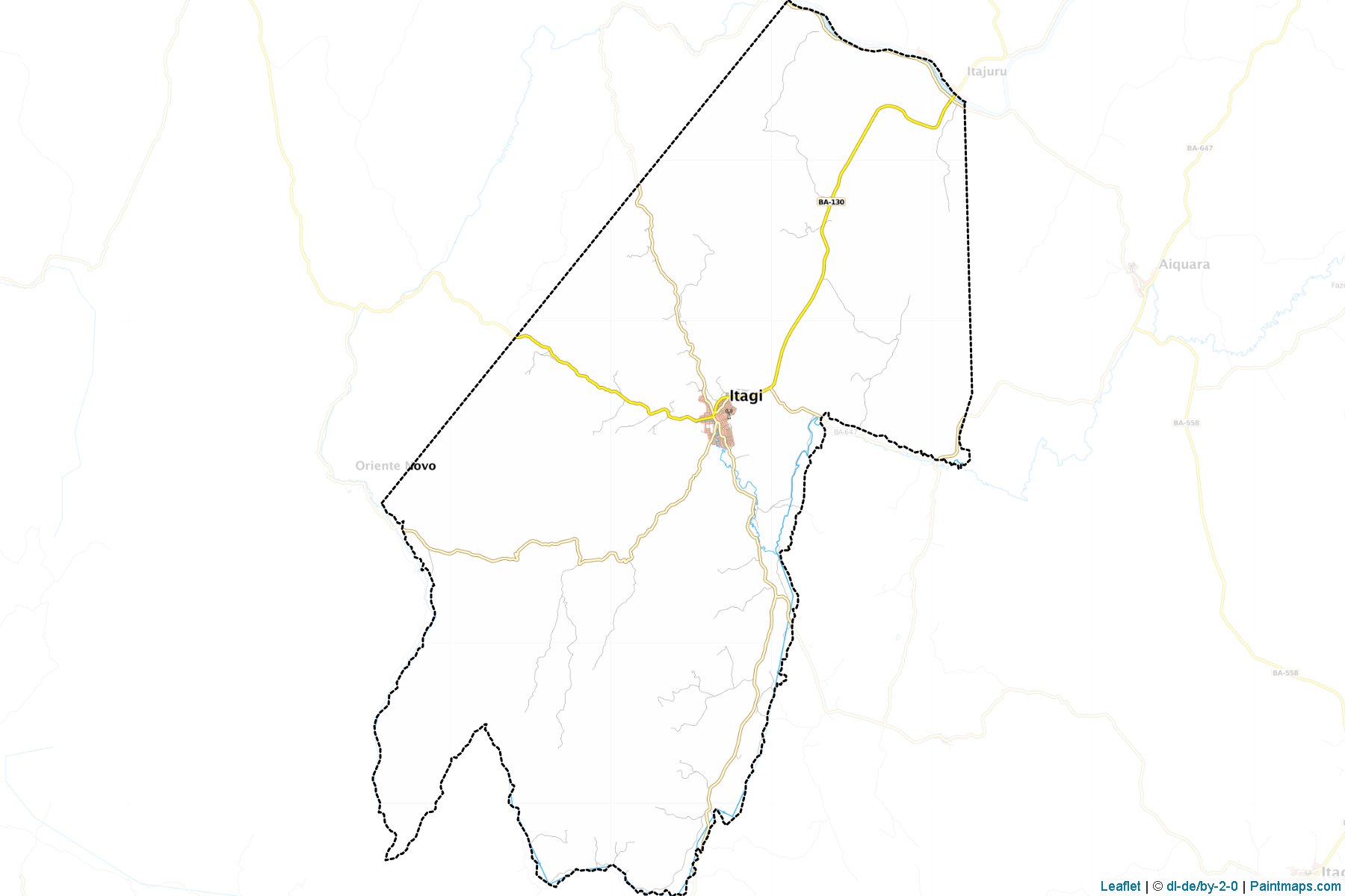 Muestras de recorte de mapas Itagi (Bahia)-1