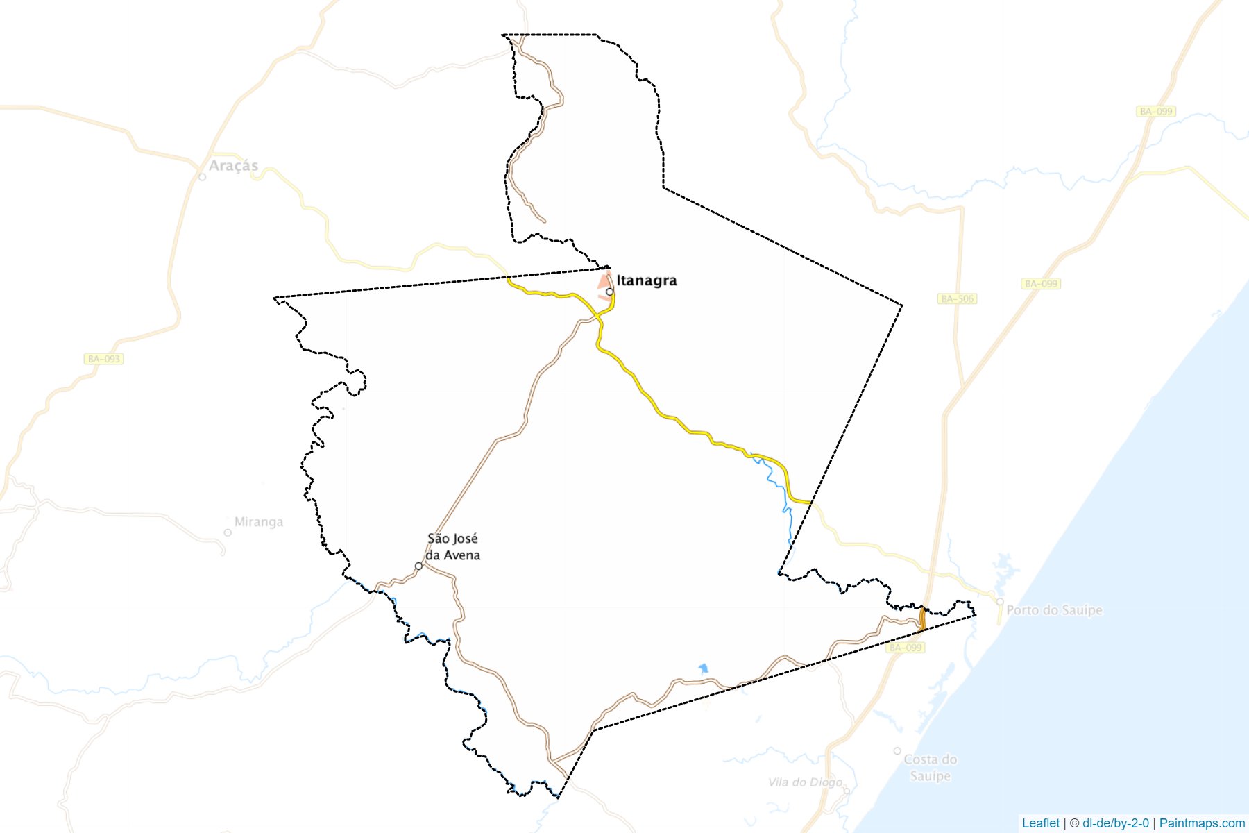 Itanagra (Bahia) Map Cropping Samples-1