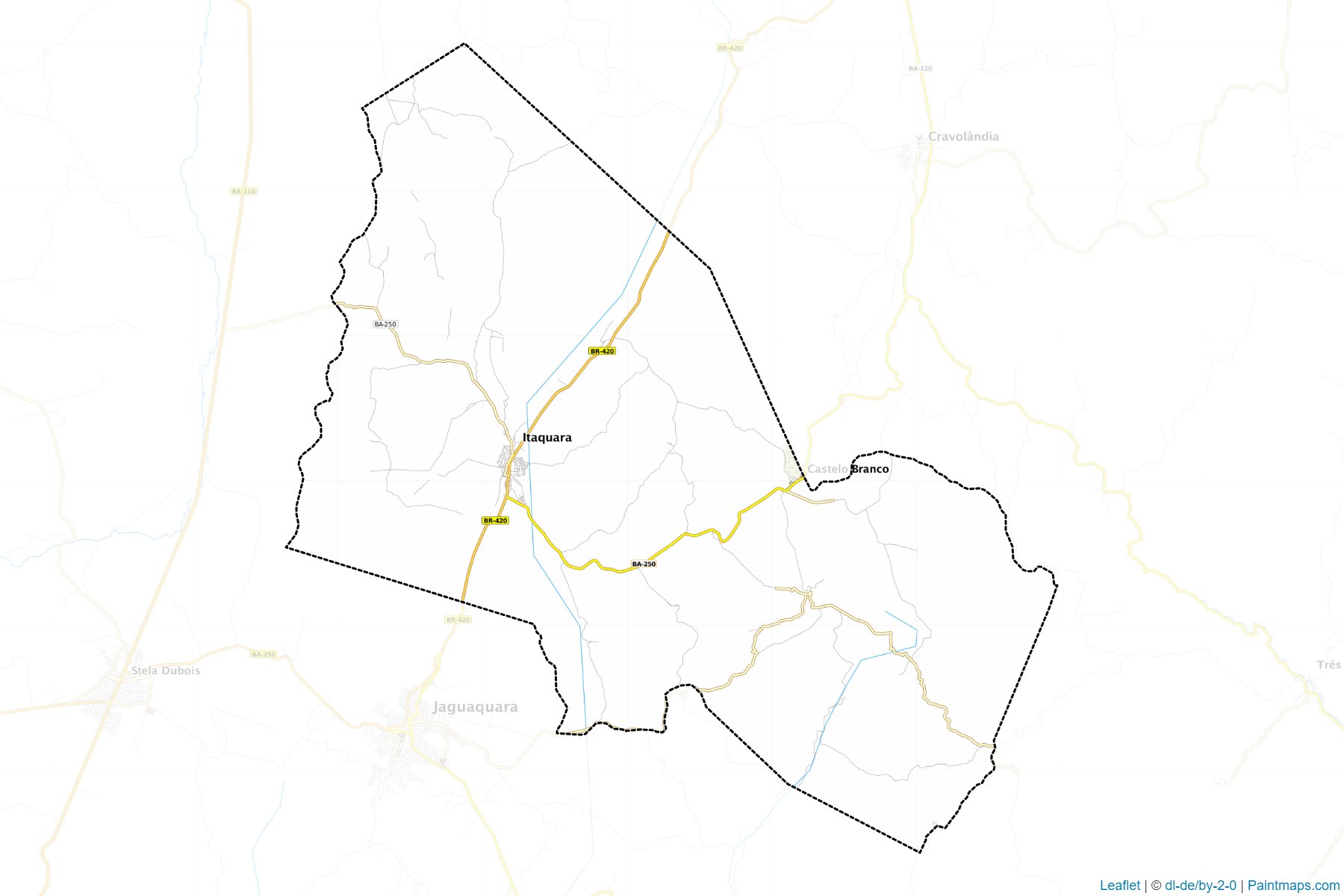 Muestras de recorte de mapas Itaquara (Bahia)-1