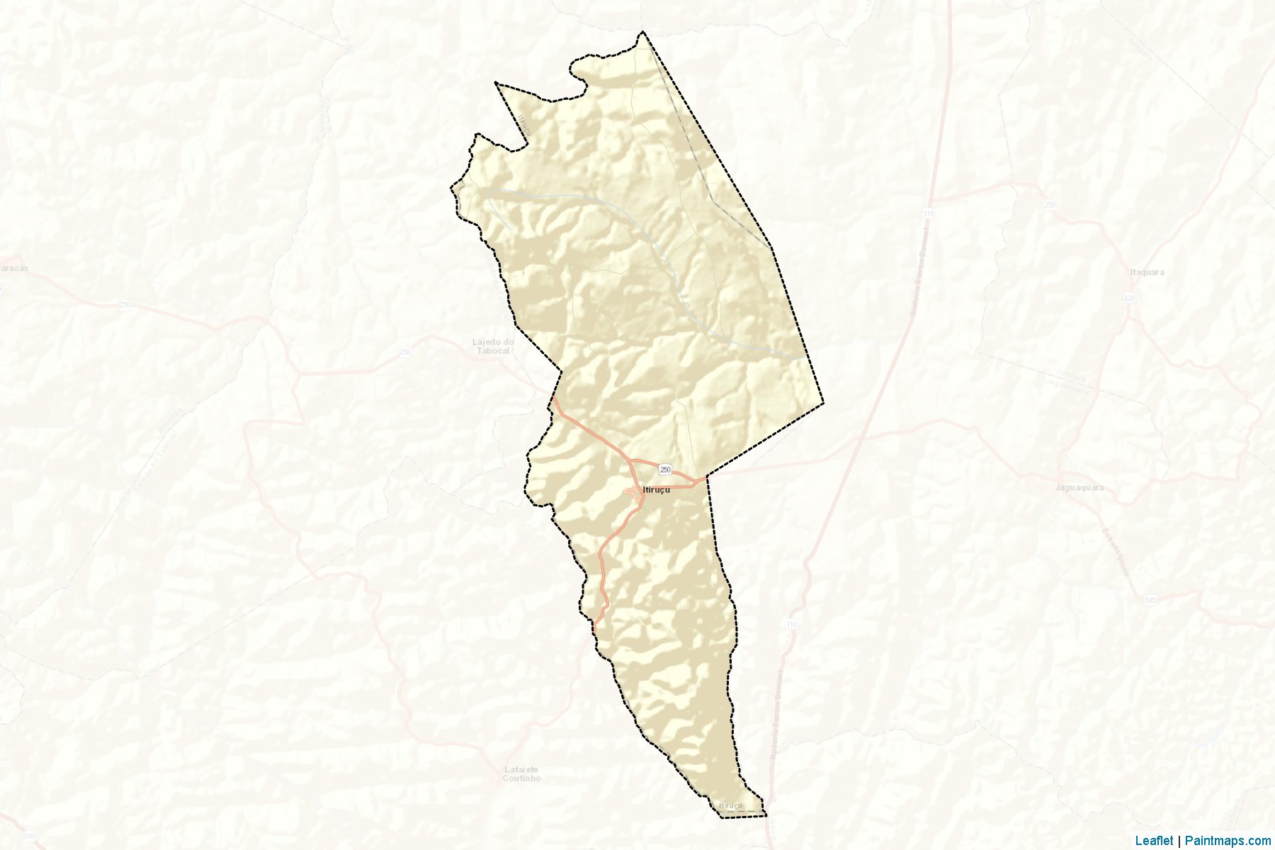 Muestras de recorte de mapas Itirucu (Bahia)-2