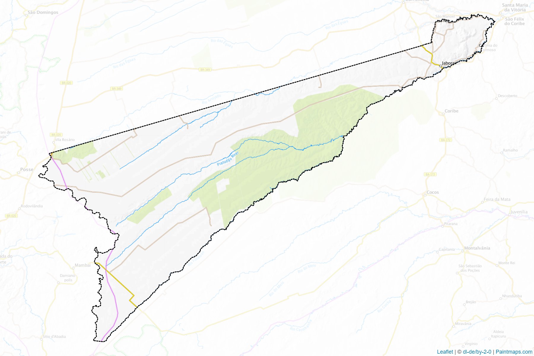 Muestras de recorte de mapas Jaborandi (Bahia)-1