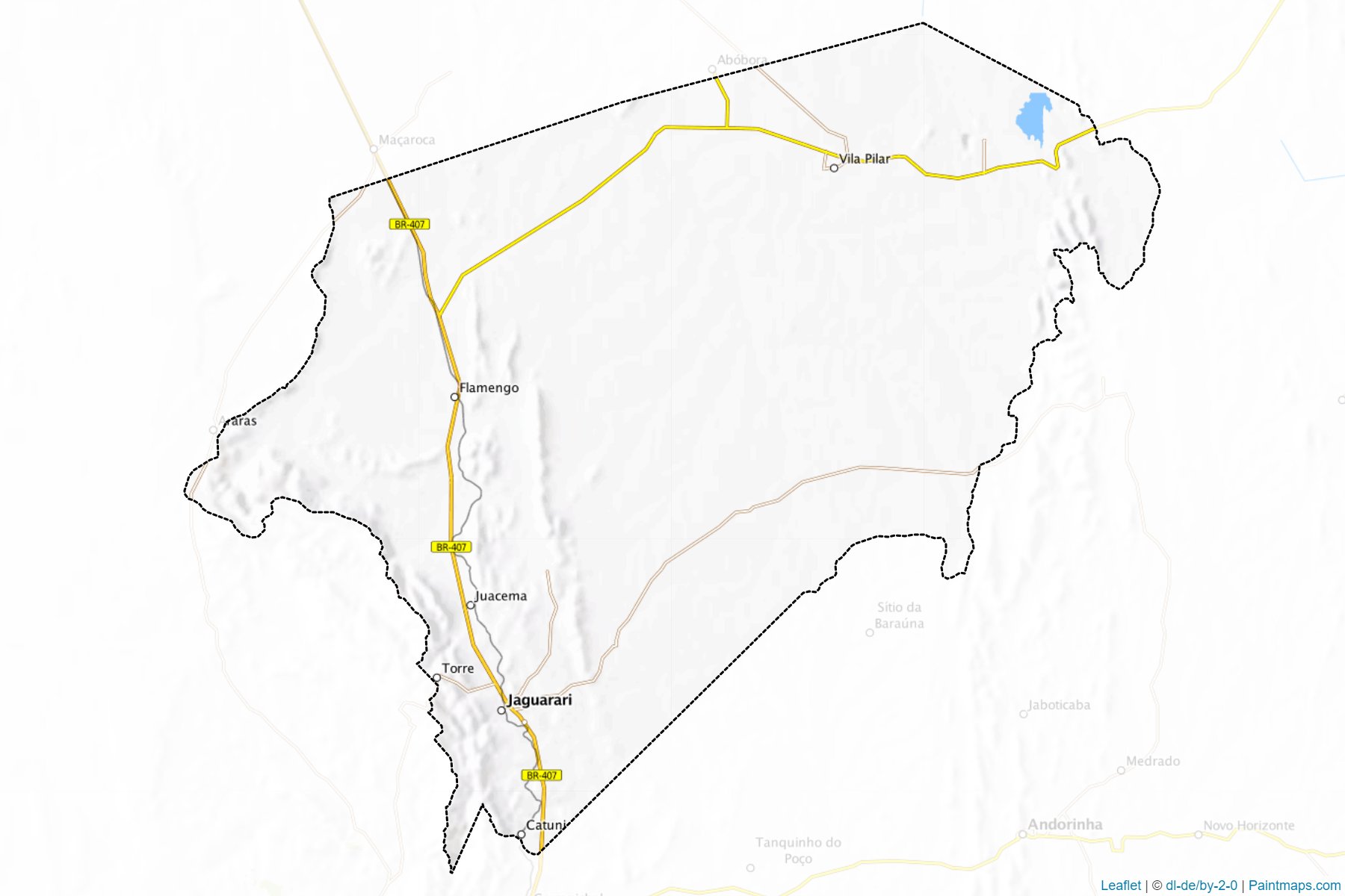 Muestras de recorte de mapas Jaguarari (Bahia)-1