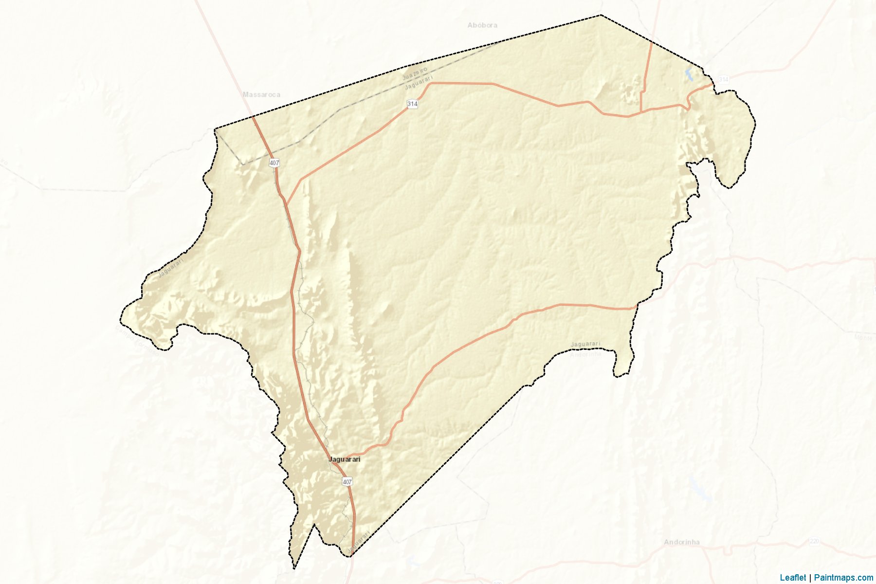 Muestras de recorte de mapas Jaguarari (Bahia)-2