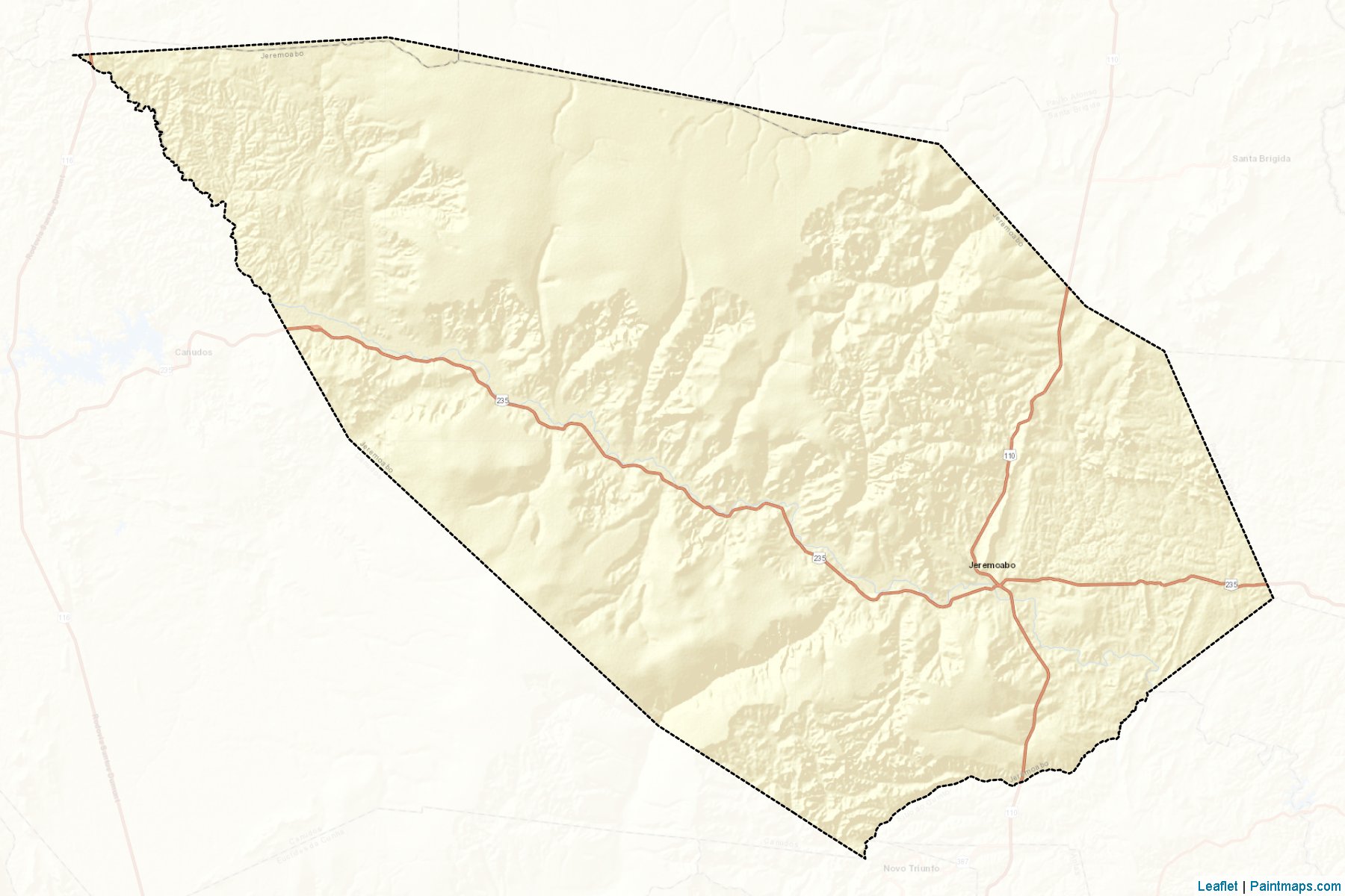 Muestras de recorte de mapas Jeremoabo (Bahia)-2