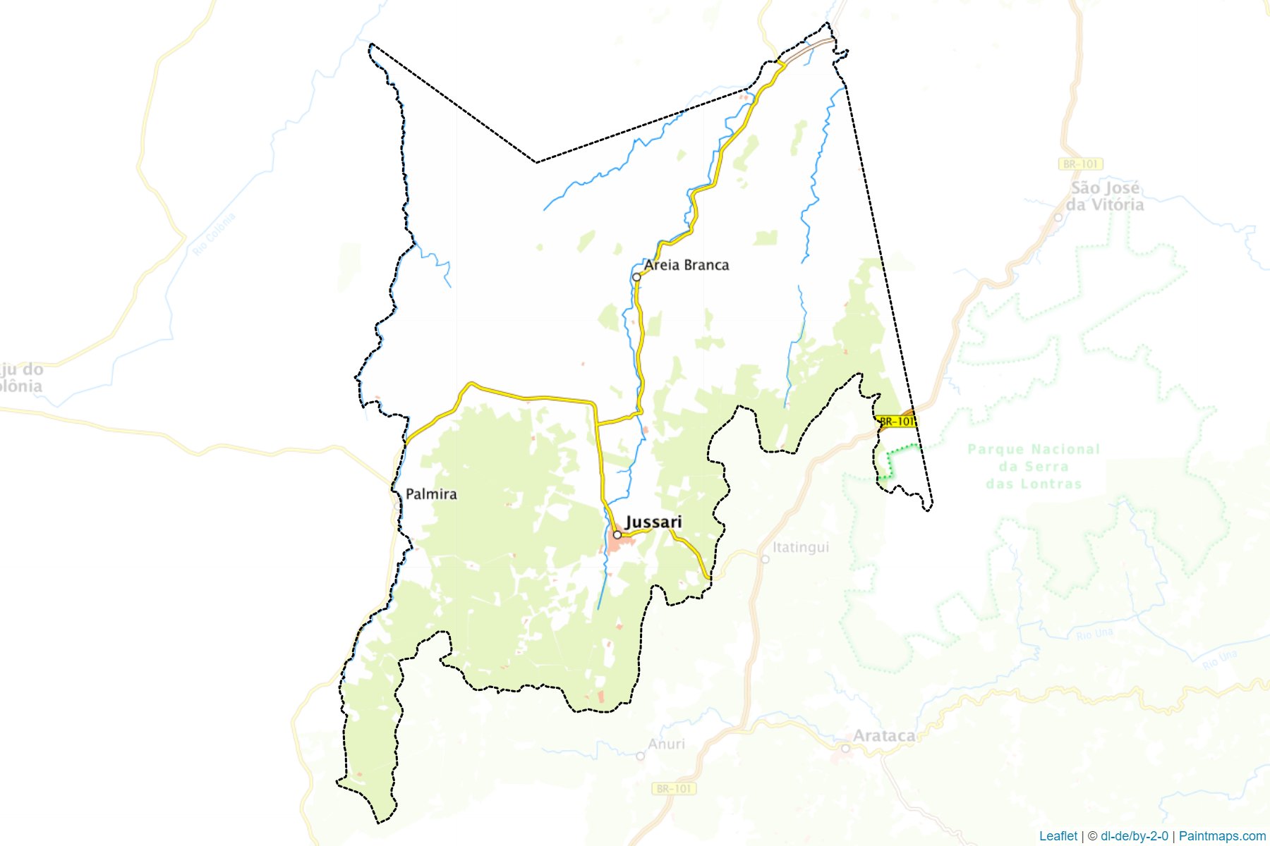 Muestras de recorte de mapas Jussari (Bahia)-1