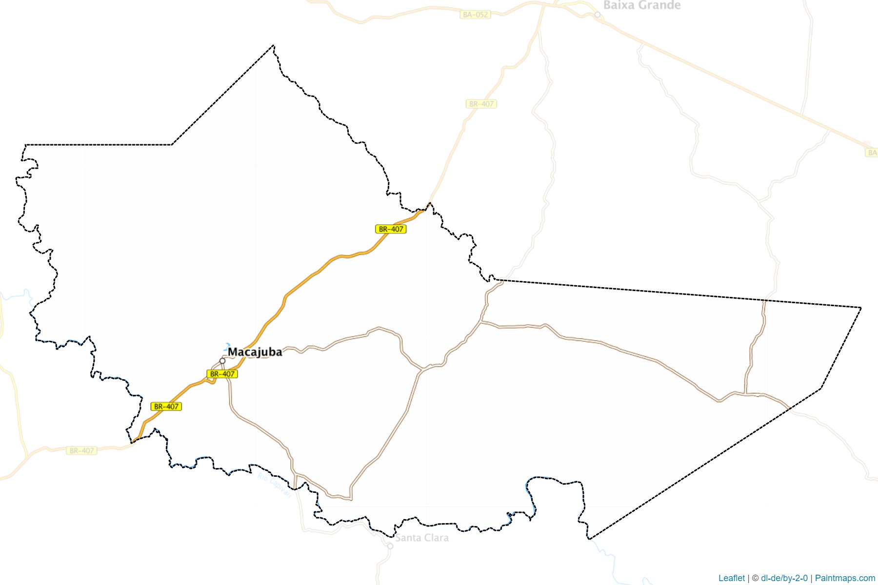 Muestras de recorte de mapas Macajuba (Bahia)-1