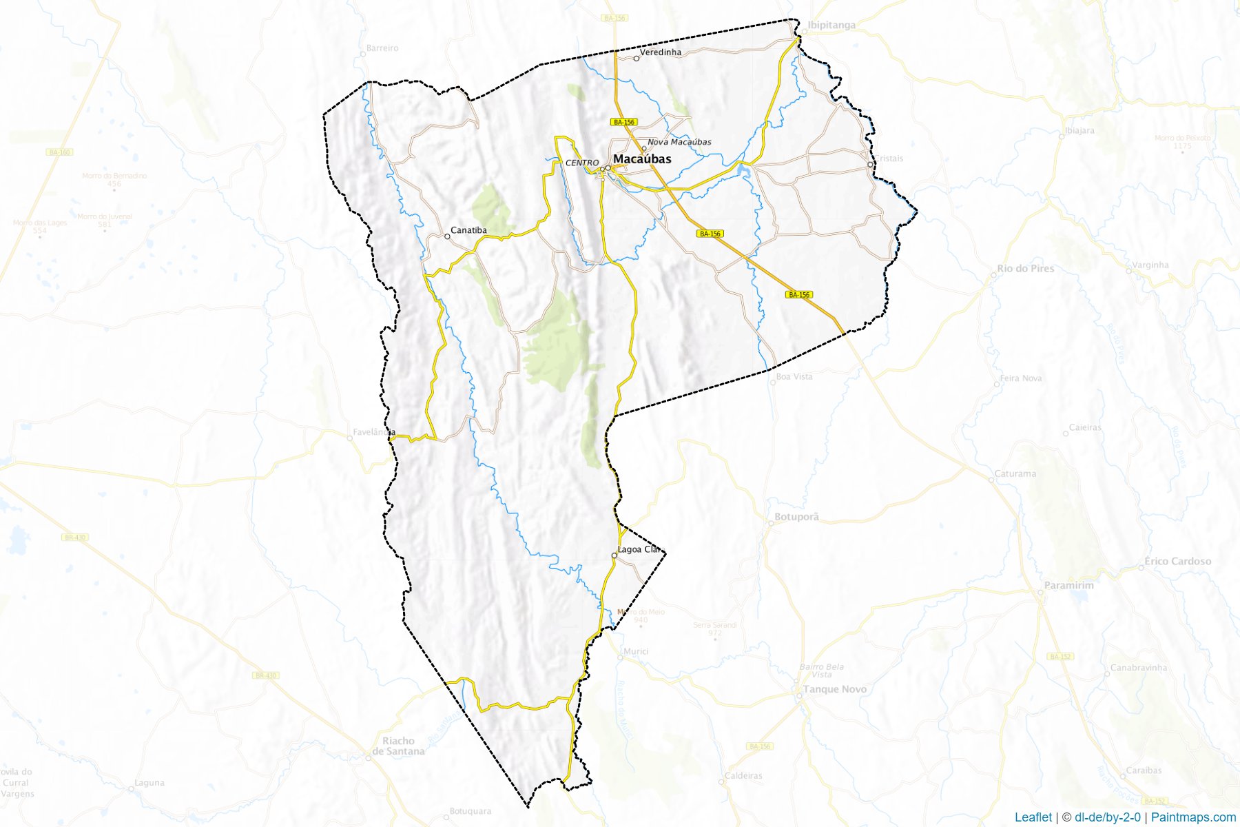 Muestras de recorte de mapas Macaubas (Bahia)-1