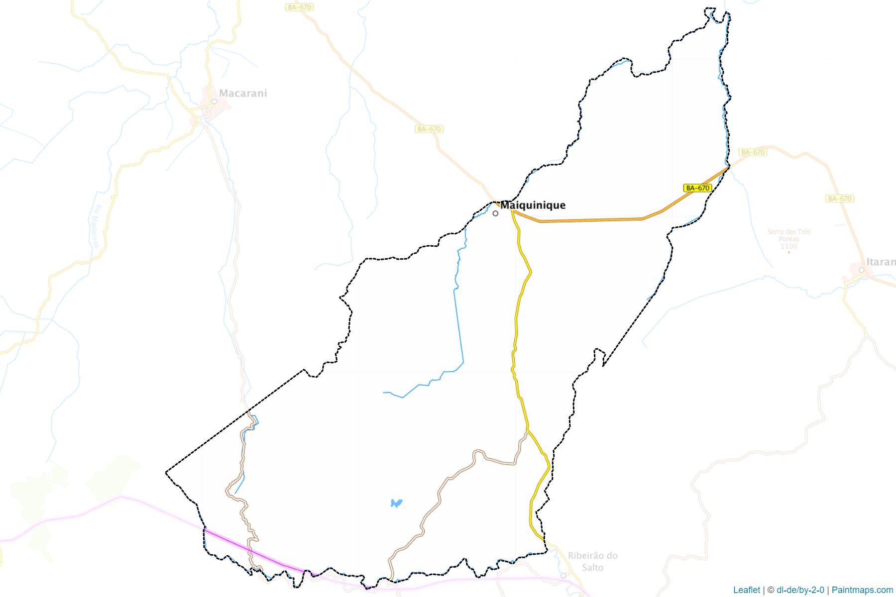 Muestras de recorte de mapas Maiquinique (Bahia)-1