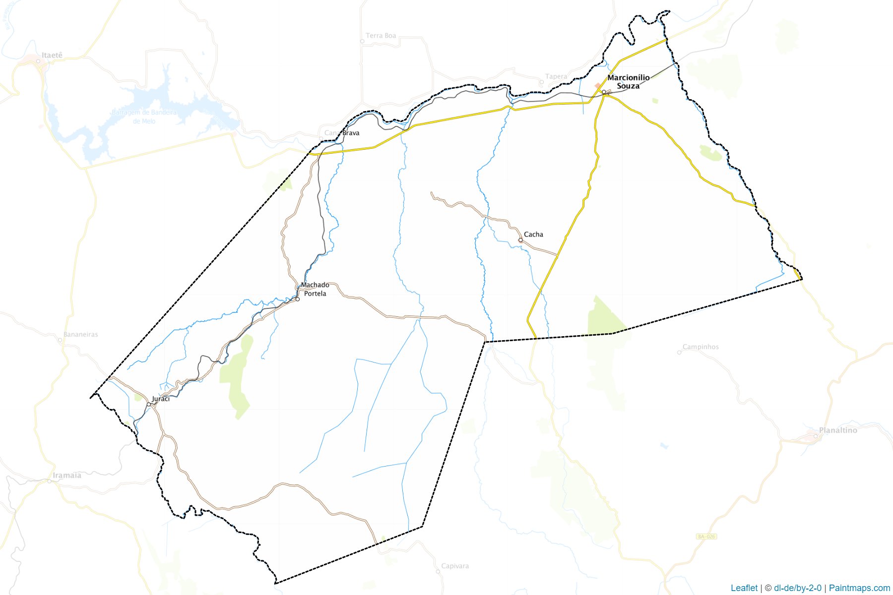 Muestras de recorte de mapas Marcionilio Souza (Bahia)-1