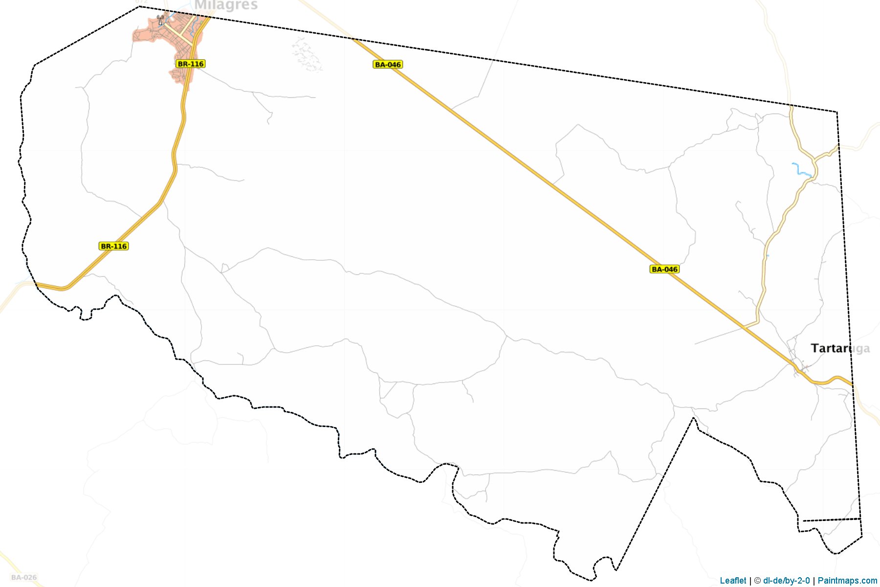 Milagres (Bahia) Map Cropping Samples-1