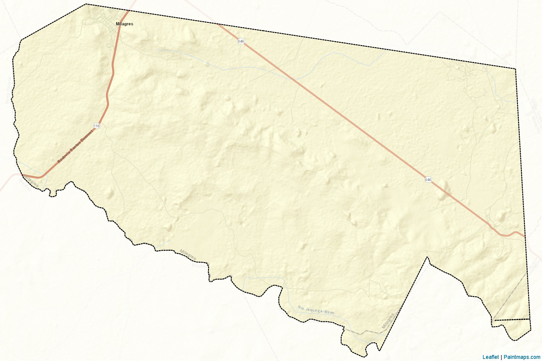 Milagres (Bahia) Map Cropping Samples-2