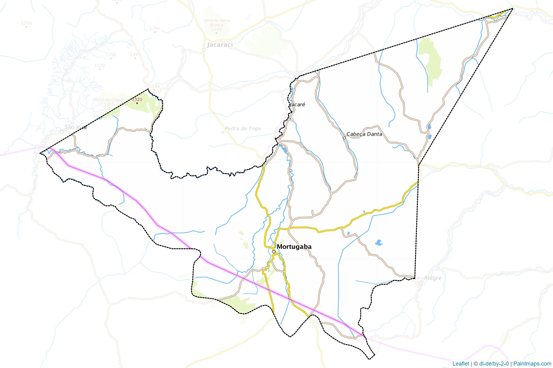 Muestras de recorte de mapas Mortugaba (Bahia)-1