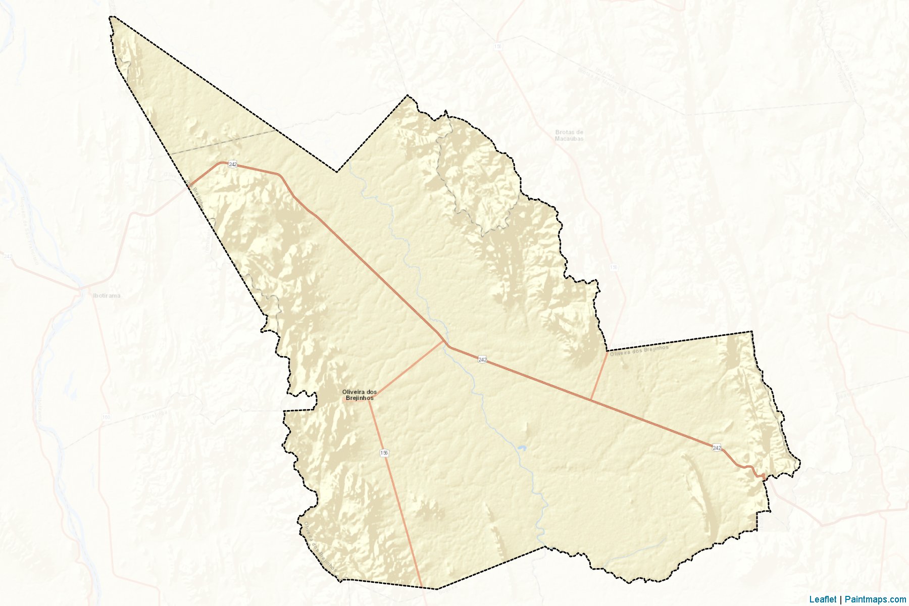 Muestras de recorte de mapas Oliveira dos Brejinhos (Bahia)-2