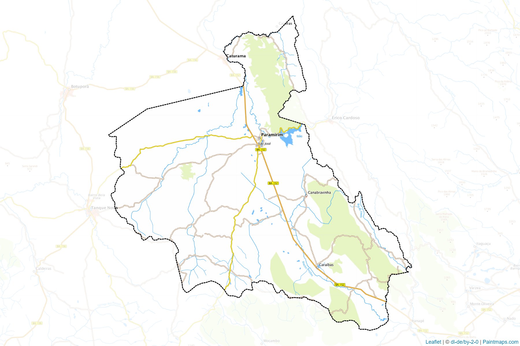 Paramirim (Bahia) Map Cropping Samples-1