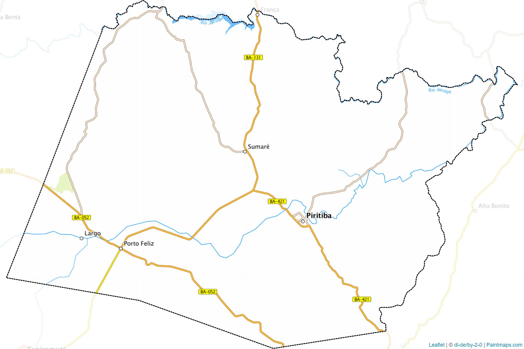 Muestras de recorte de mapas Piritiba (Bahia)-1