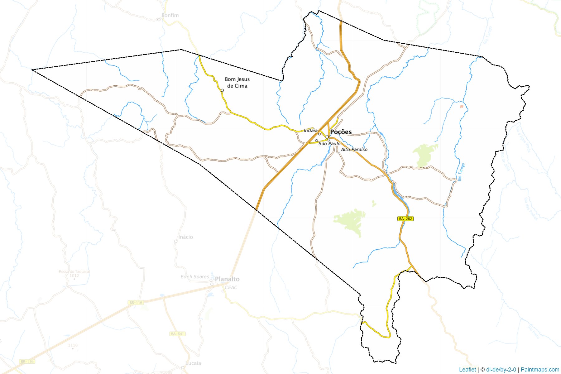 Muestras de recorte de mapas Pocoes (Bahia)-1