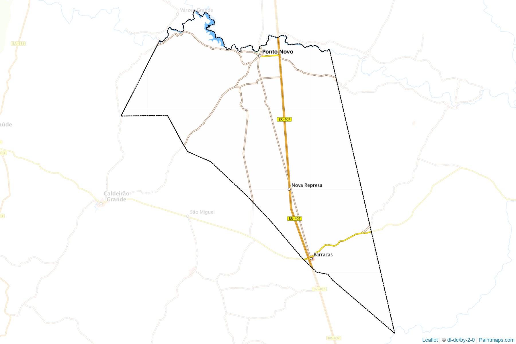 Muestras de recorte de mapas Ponto Novo (Bahia)-1