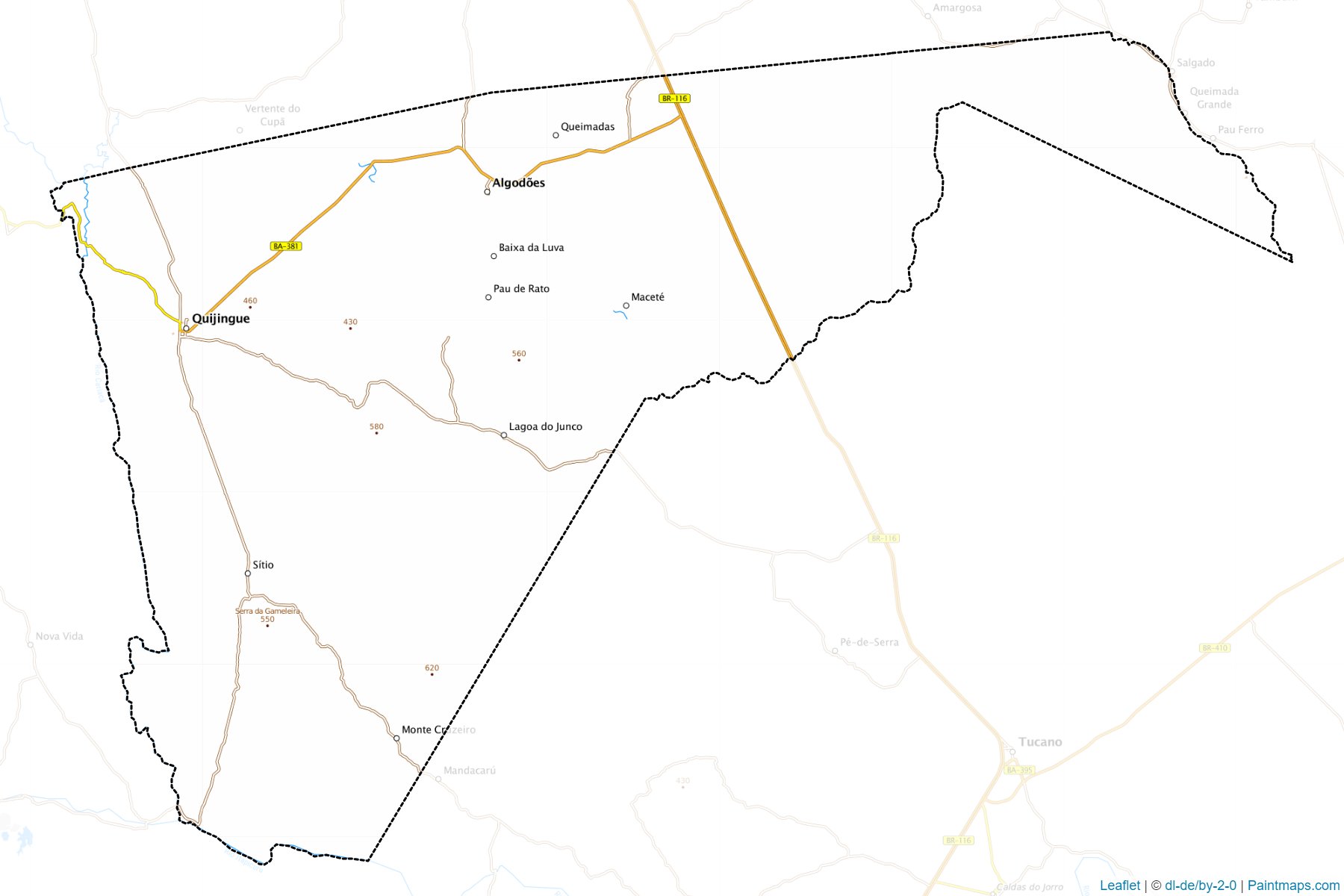 Muestras de recorte de mapas Quijingue (Bahia)-1