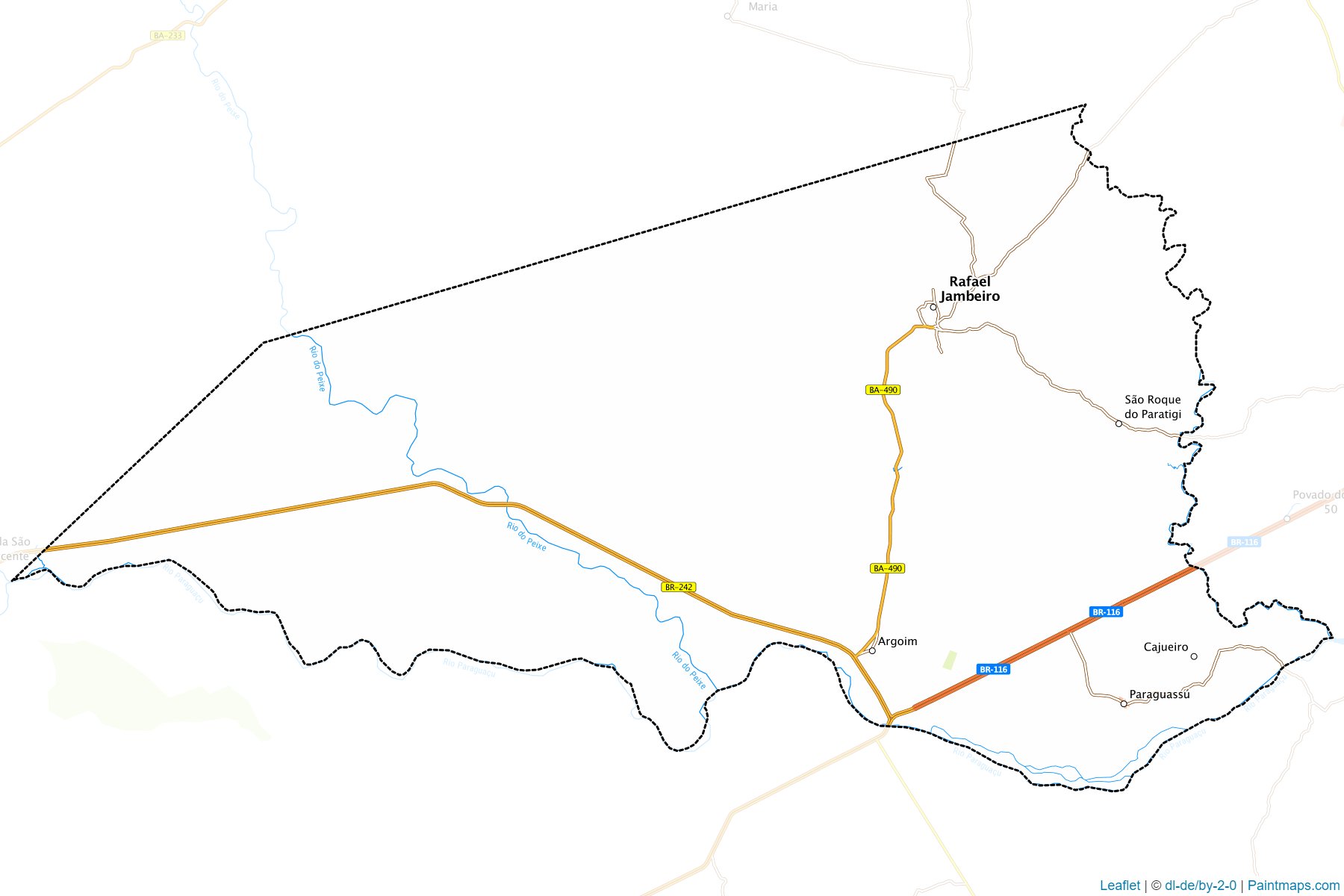 Muestras de recorte de mapas Rafael Jambeiro (Bahia)-1