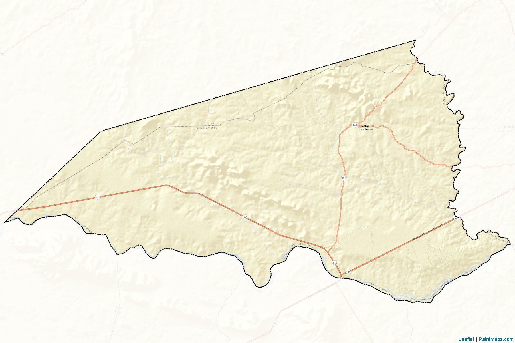 Rafael Jambeiro (Bahia) Map Cropping Samples-2