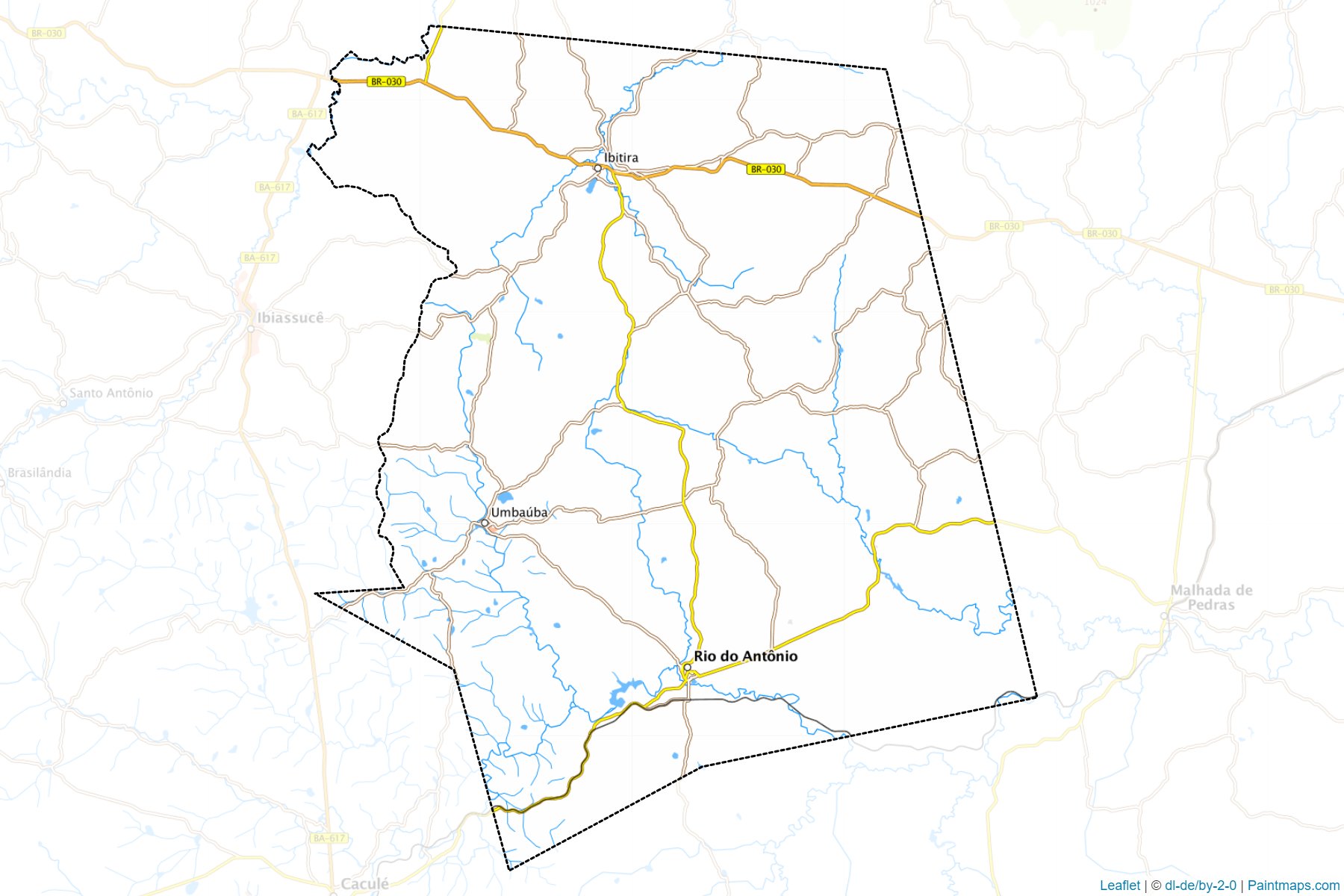 Rio do Antonio (Bahia) Map Cropping Samples-1