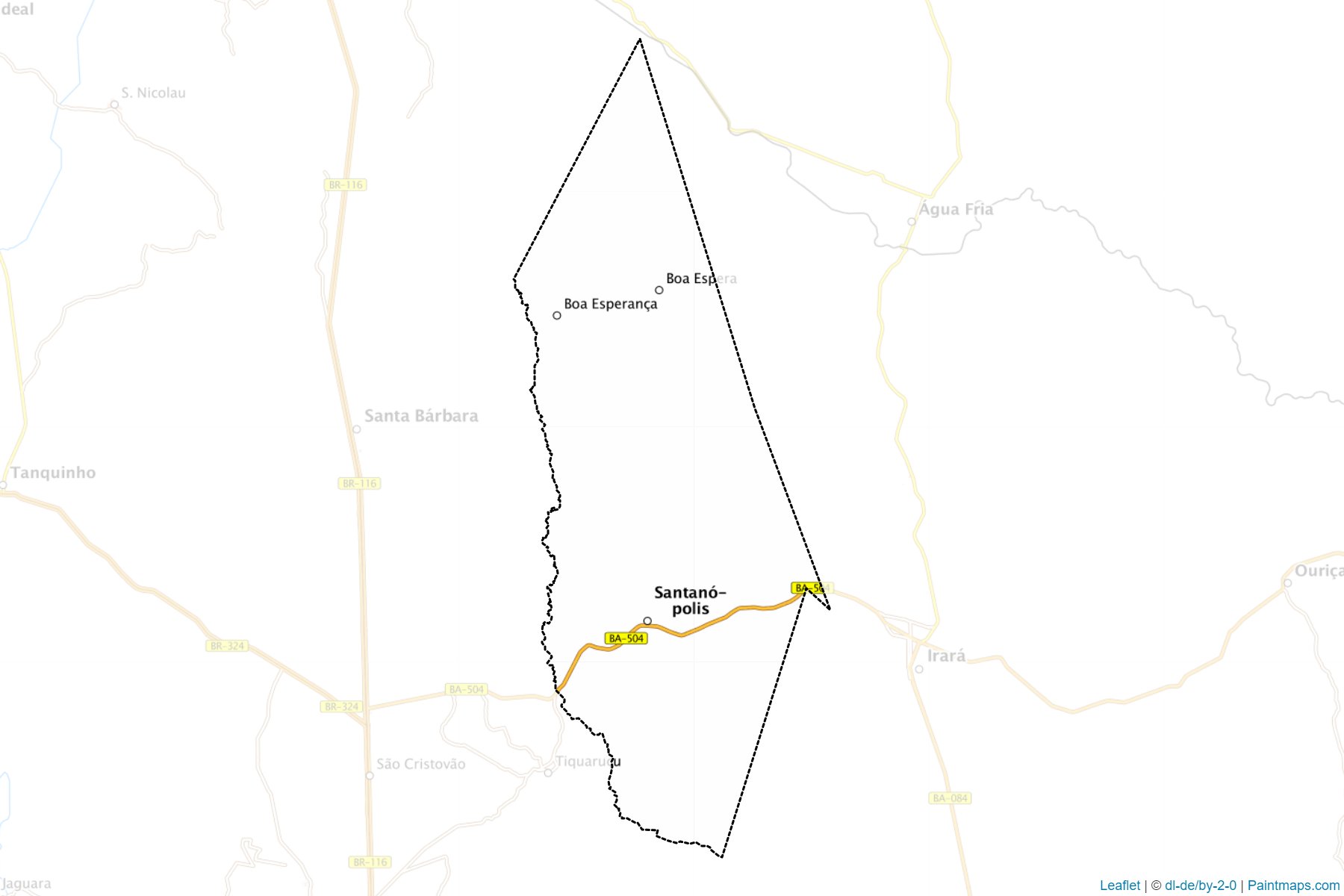 Muestras de recorte de mapas Santanopolis (Bahia)-1