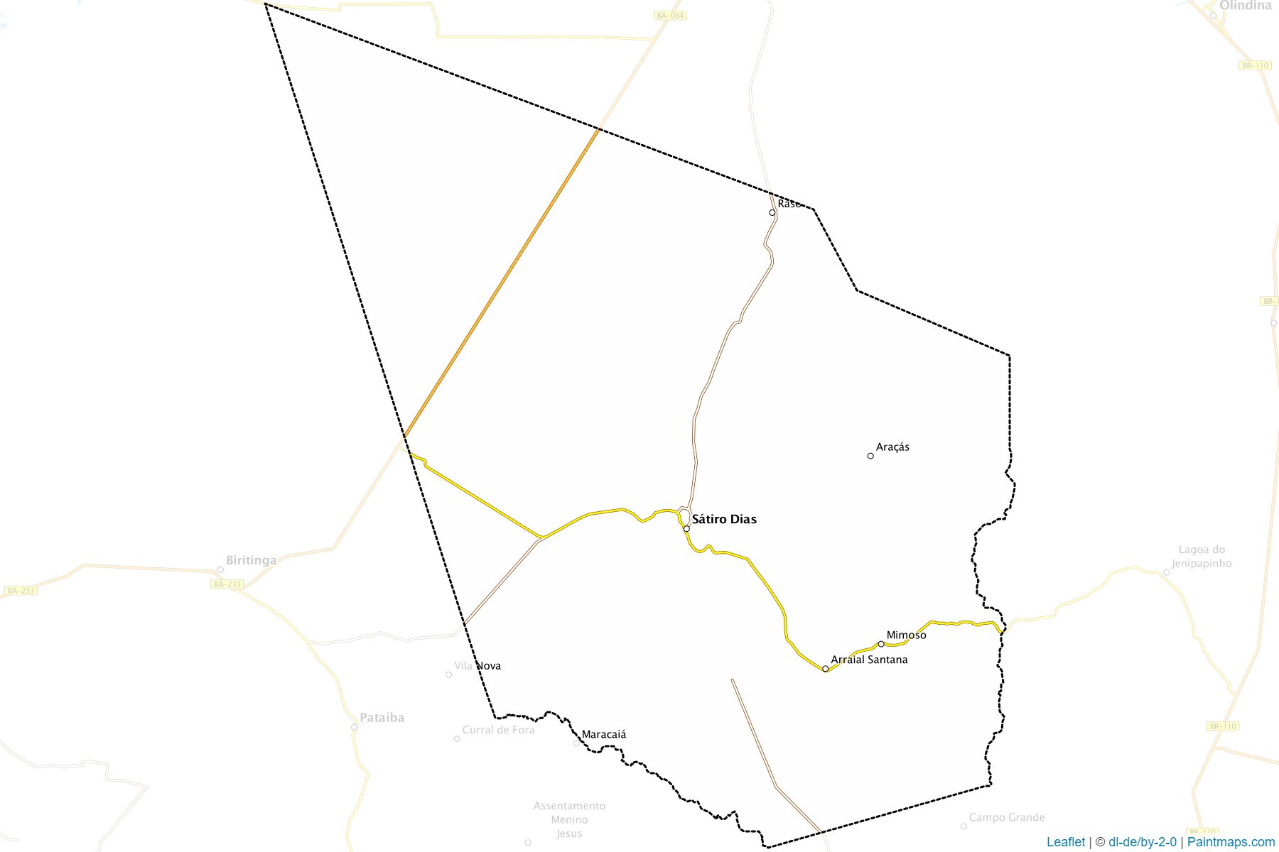 Satiro Dias (Bahia) Map Cropping Samples-1