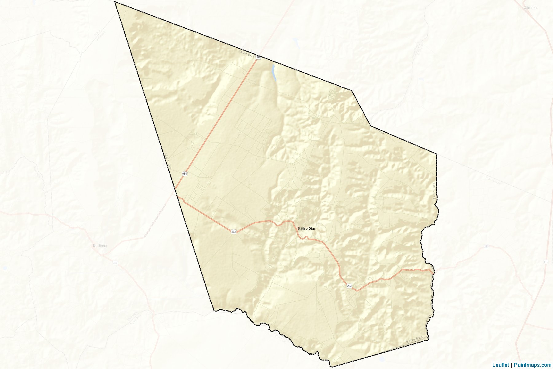 Muestras de recorte de mapas Satiro Dias (Bahia)-2