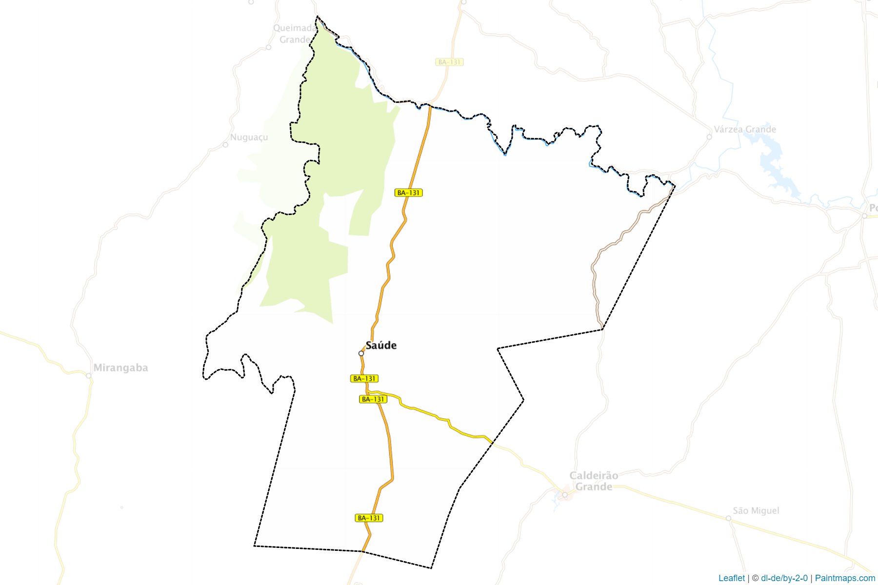 Saude (Bahia) Map Cropping Samples-1