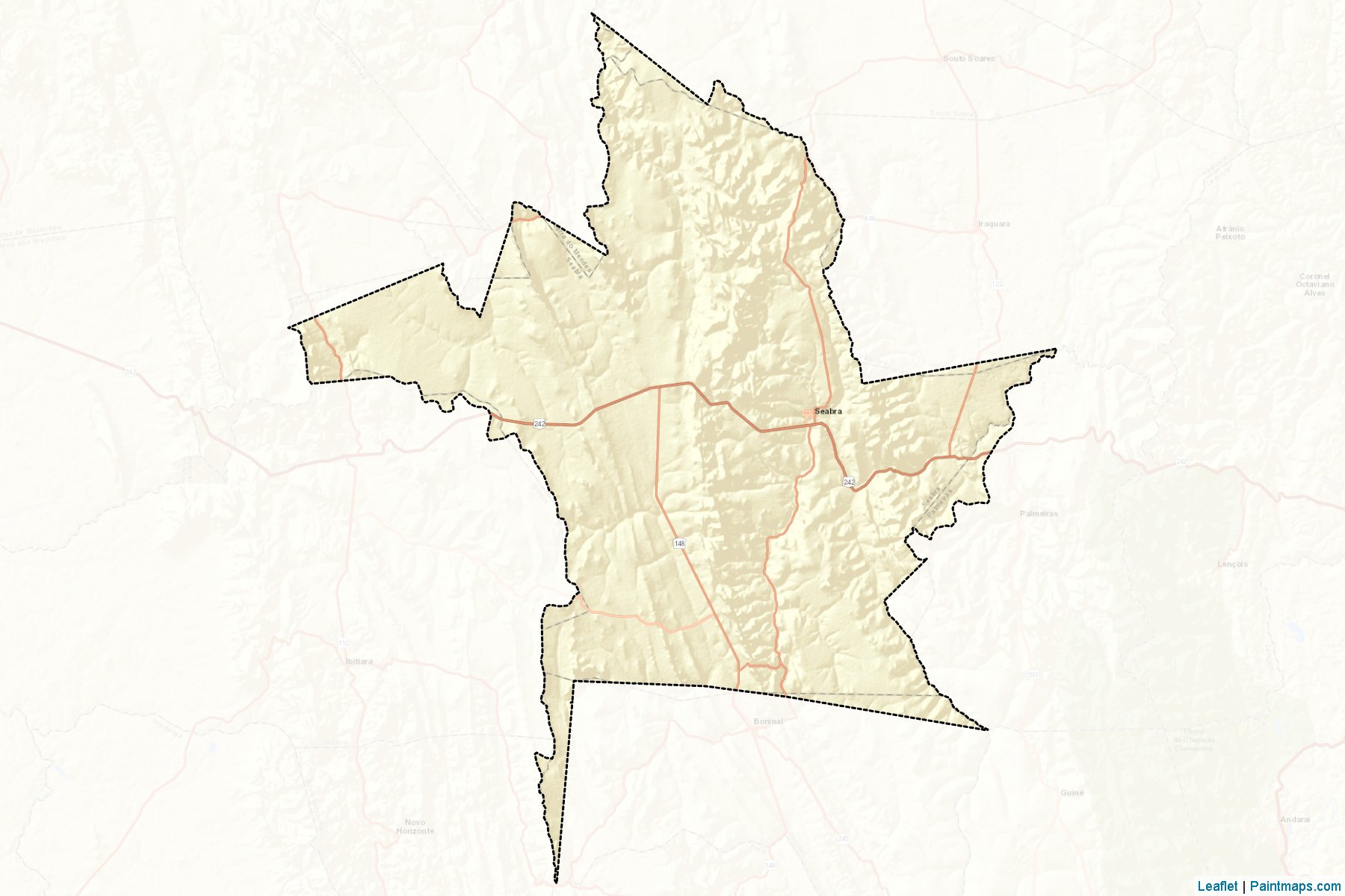 Muestras de recorte de mapas Seabra (Bahia)-2