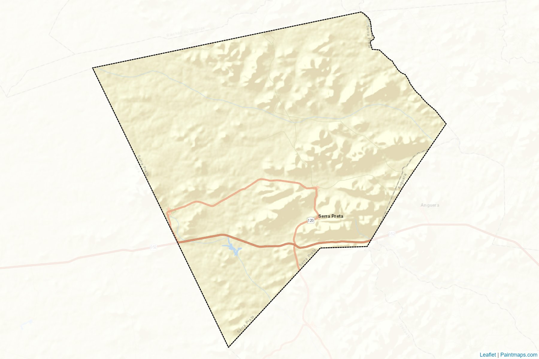 Muestras de recorte de mapas Serra Preta (Bahia)-2