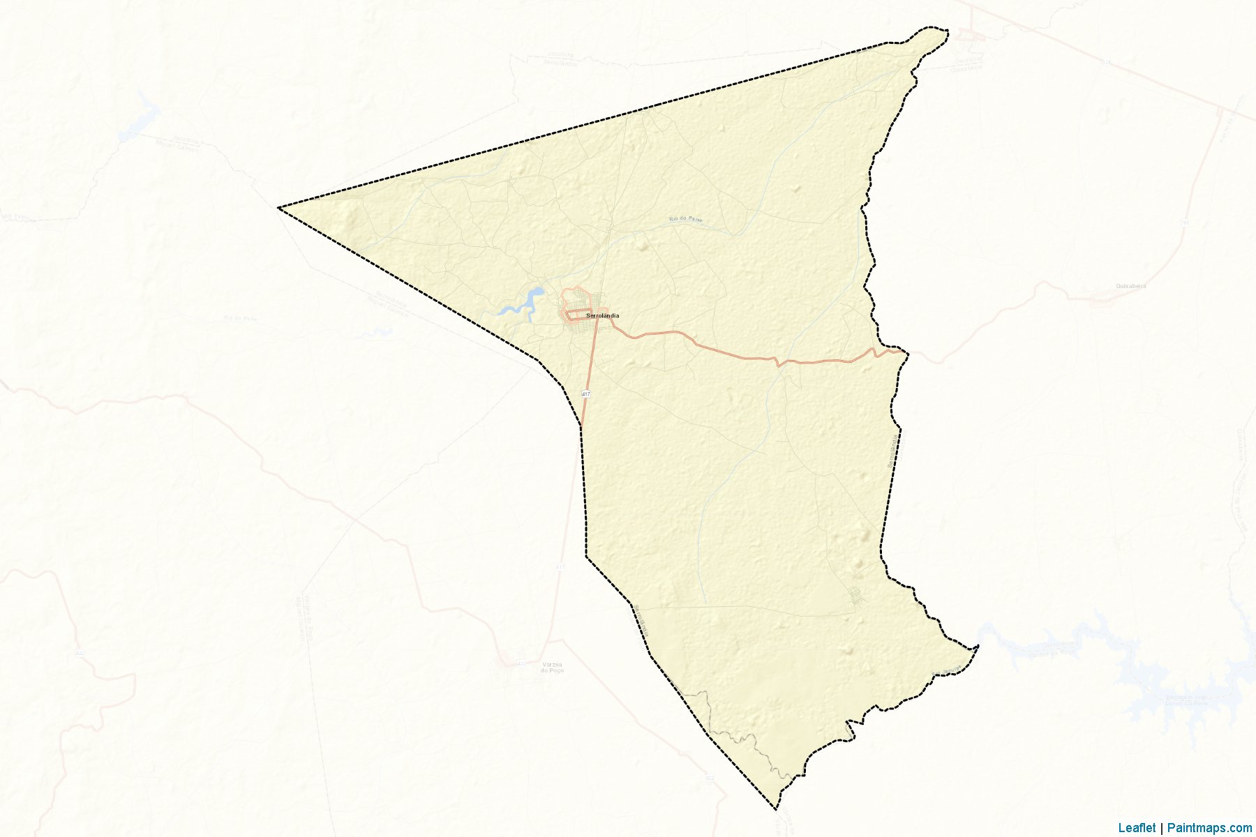 Muestras de recorte de mapas Serrolandia (Bahia)-2