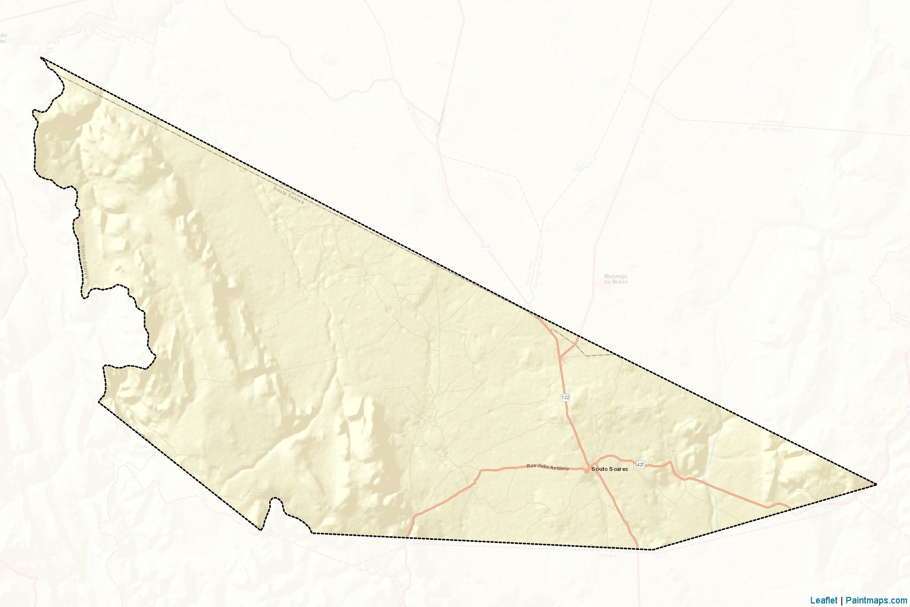 Muestras de recorte de mapas Souto Soares (Bahia)-2