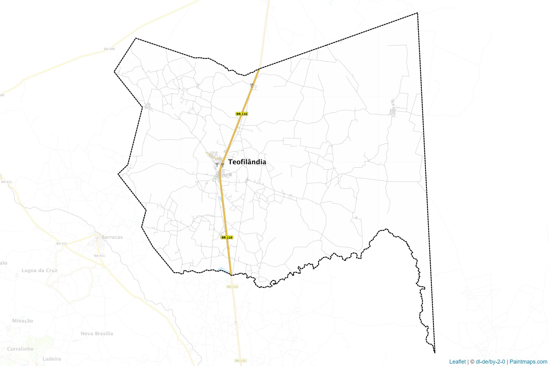 Muestras de recorte de mapas Teofilandia (Bahia)-1