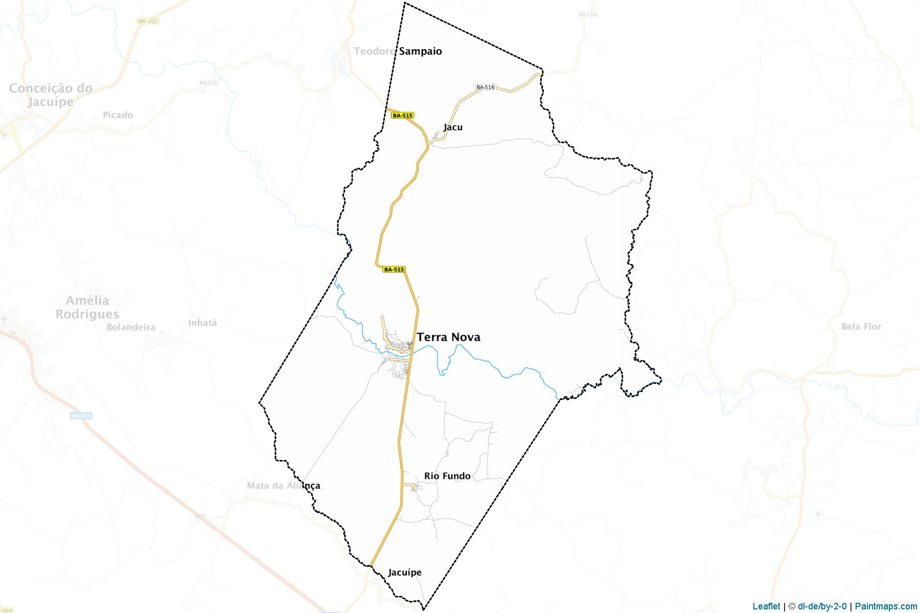 Muestras de recorte de mapas Terra Nova (Bahia)-1