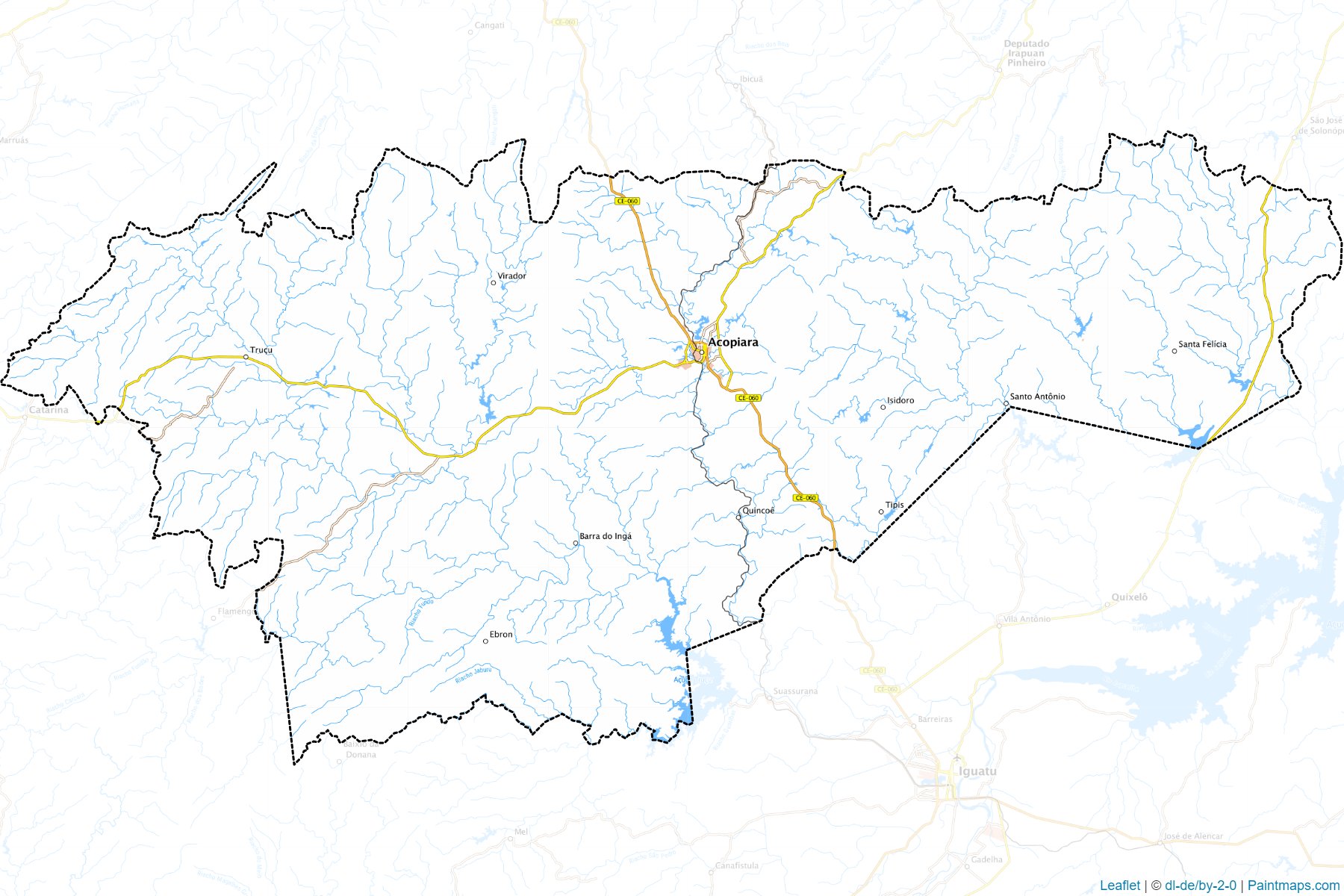 Muestras de recorte de mapas Acopiara (Ceara)-1