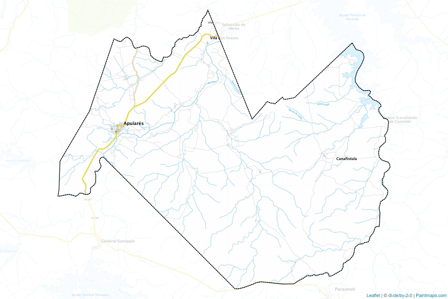 Muestras de recorte de mapas Apuiares (Ceara)-1