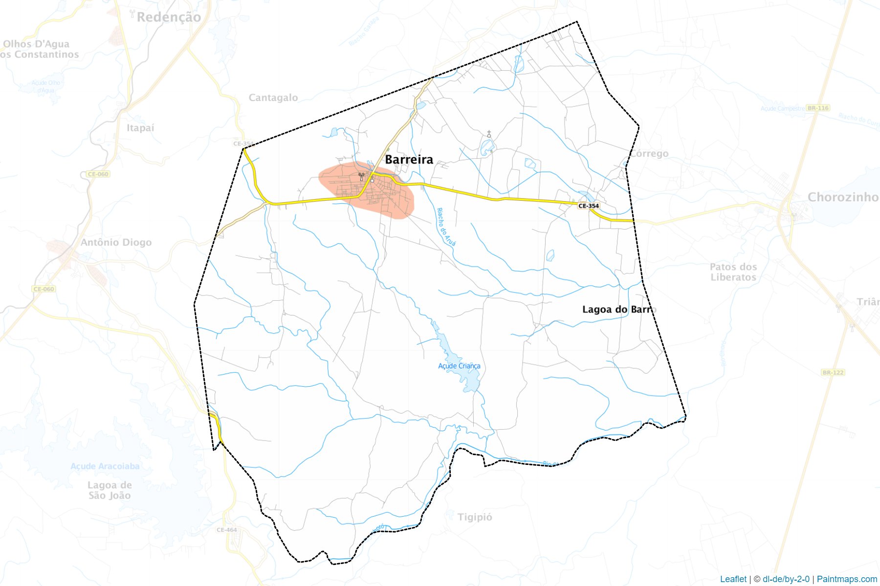 Muestras de recorte de mapas Barreira (Ceara)-1