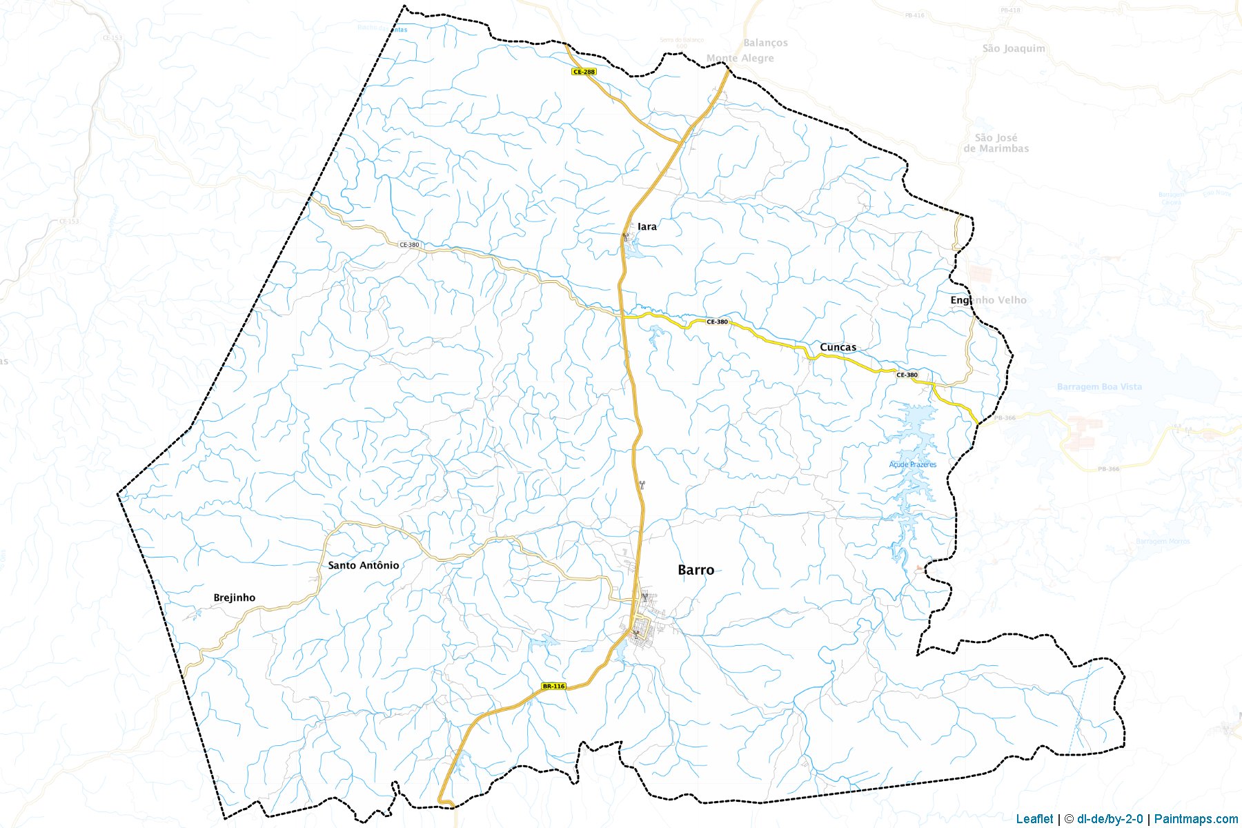 Muestras de recorte de mapas Barro (Ceara)-1