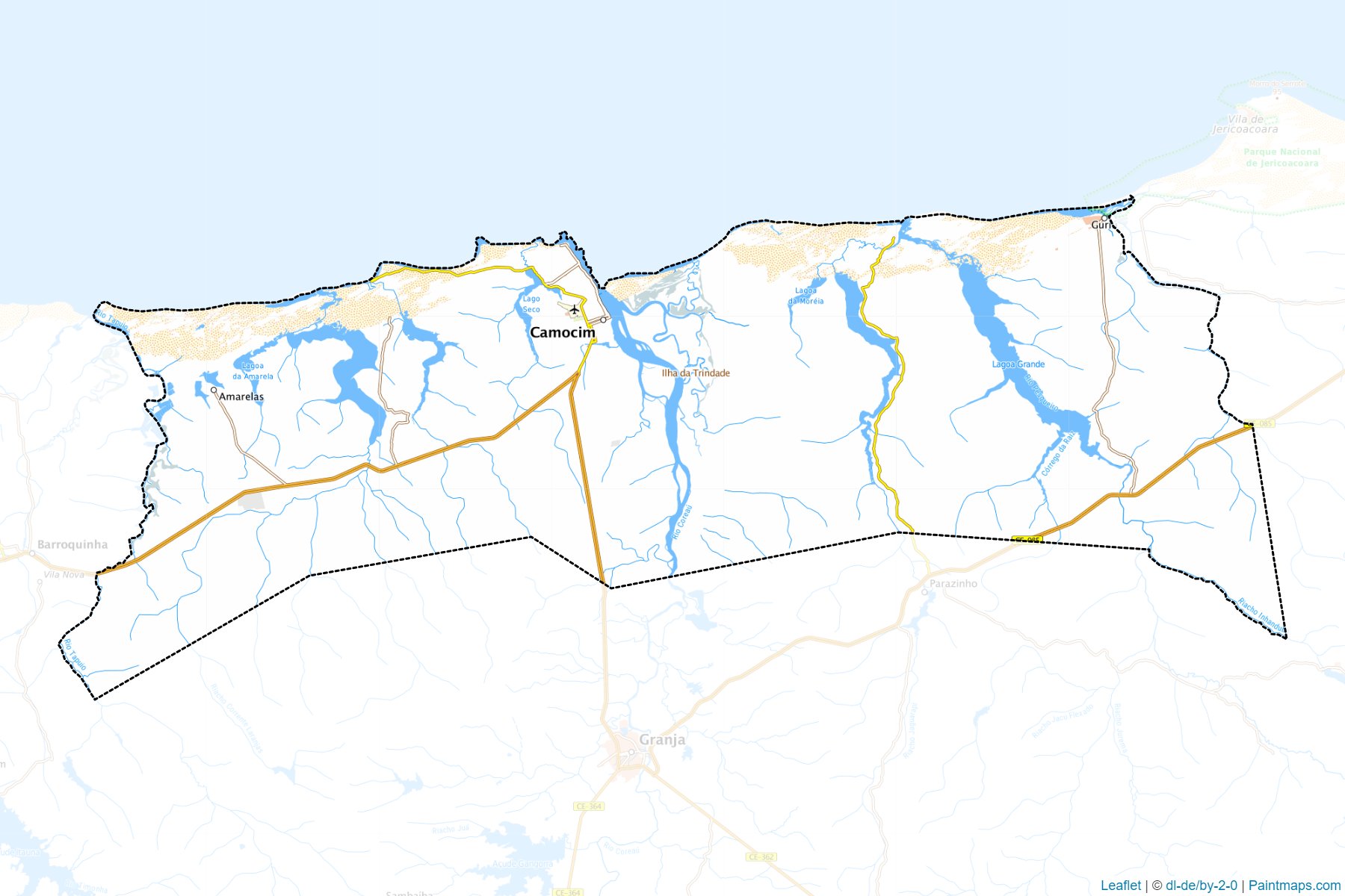 Camocim (Ceara) Map Cropping Samples-1