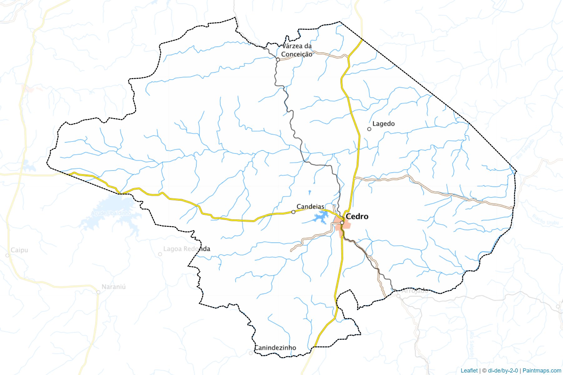 Muestras de recorte de mapas Cedro (Ceara)-1