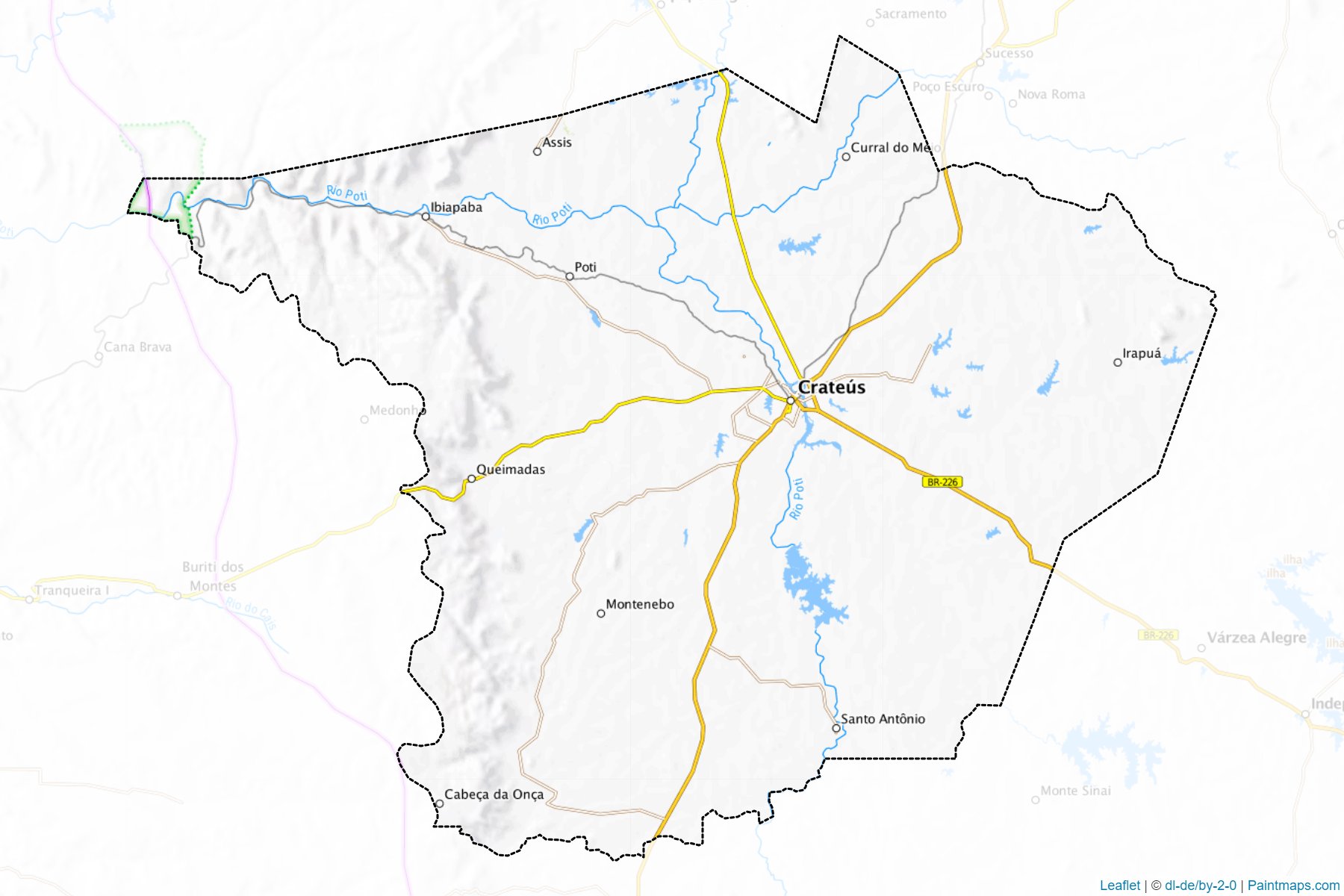 Crateus (Ceara) Map Cropping Samples-1