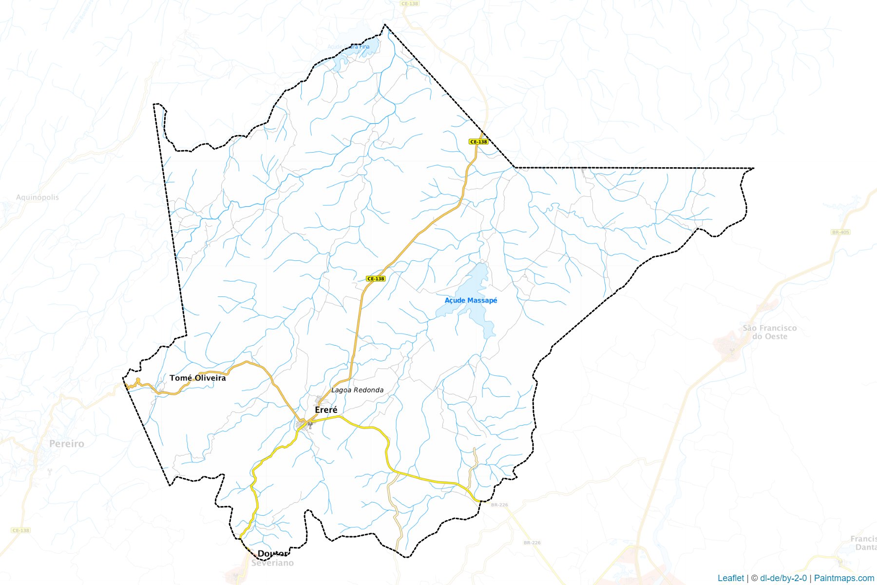 Muestras de recorte de mapas Erere (Ceara)-1