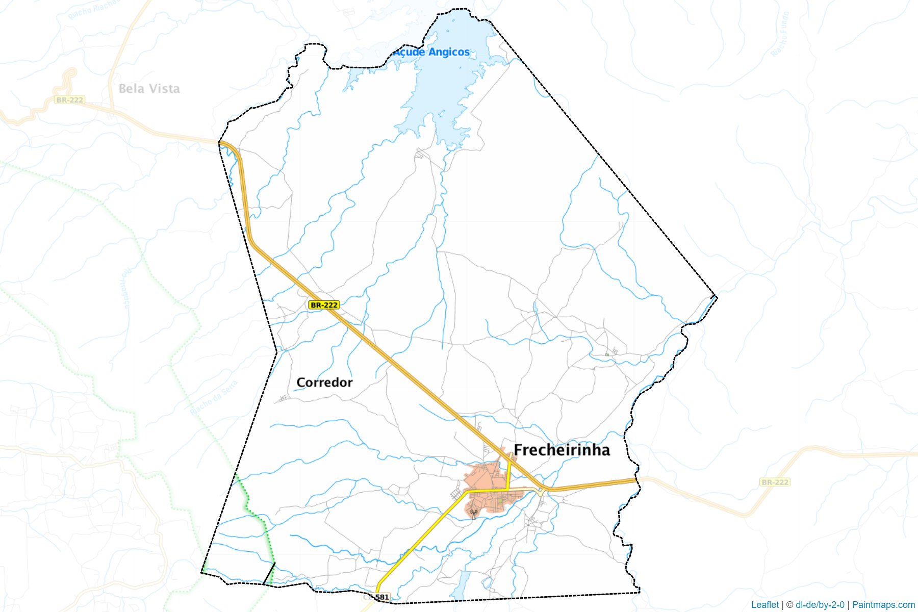 Muestras de recorte de mapas Frecheirinha (Ceara)-1