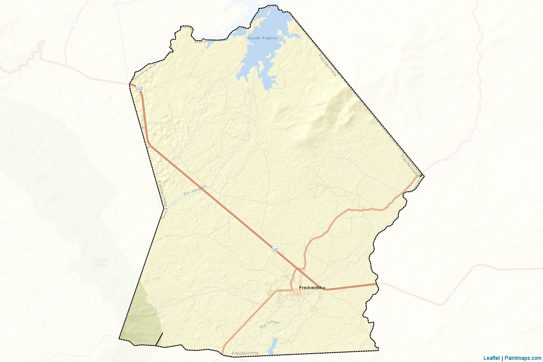 Muestras de recorte de mapas Frecheirinha (Ceara)-2