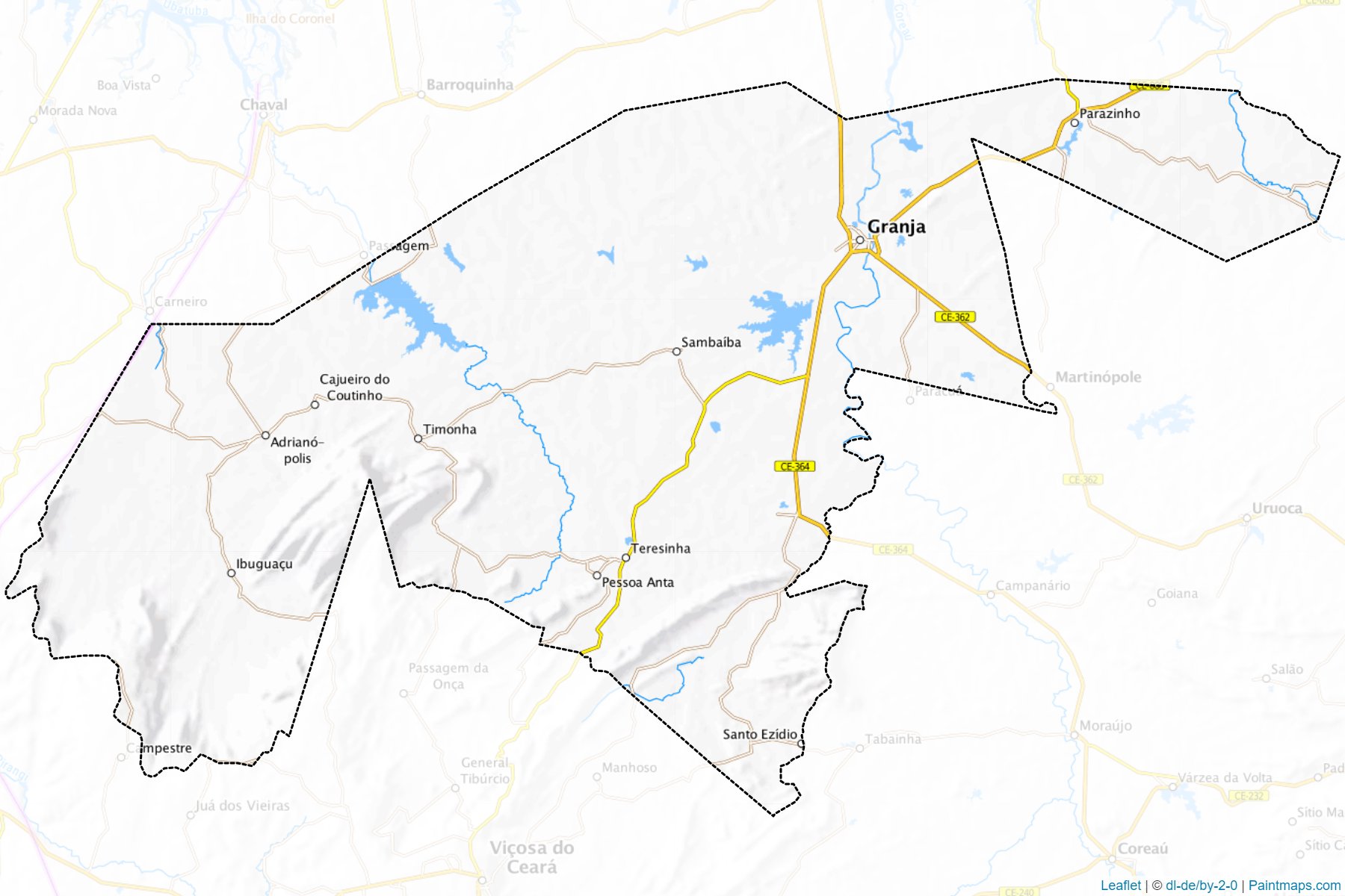 Muestras de recorte de mapas Granja (Ceara)-1